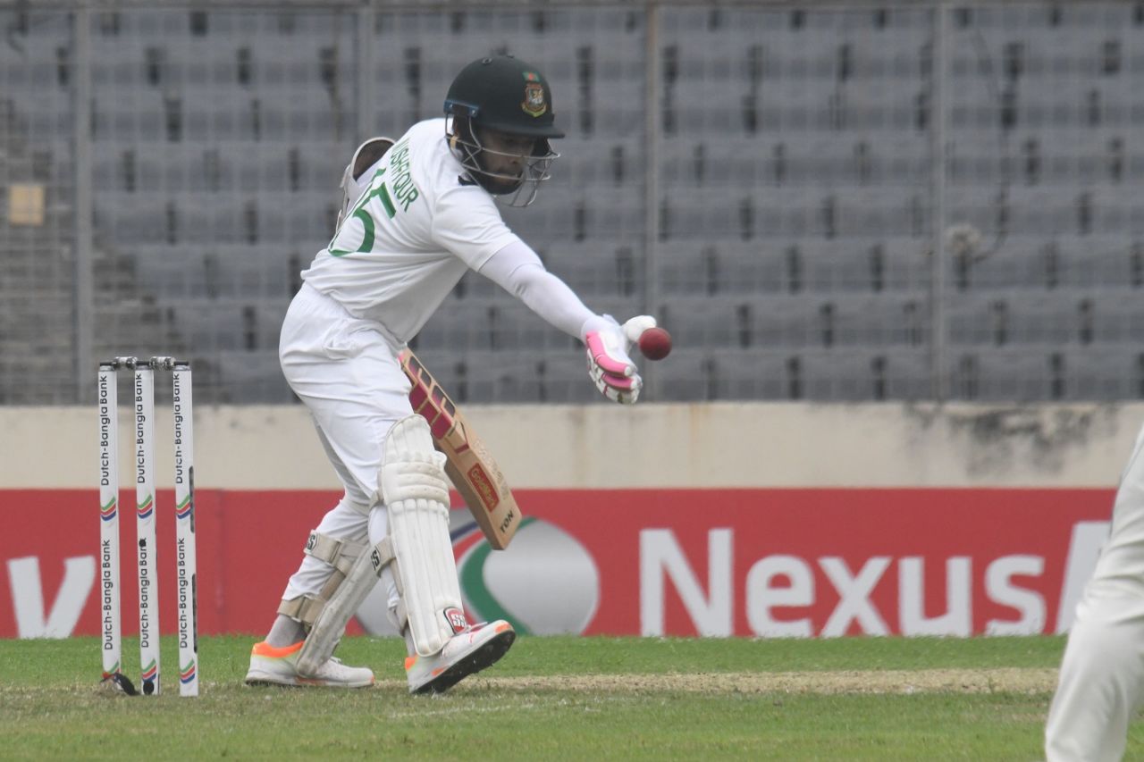 Mushfiqur Rahim was out obstructing the field for handling the ball, Bangladesh vs New Zealand, 2nd Test, Mirpur, 1st day, December 6, 2023
