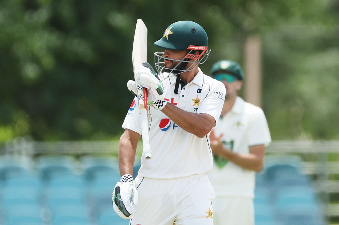 Shan Masood converted into a double century, Prime Minister's XI vs Pakistan, Tour match, Canberra, December 7, 2023