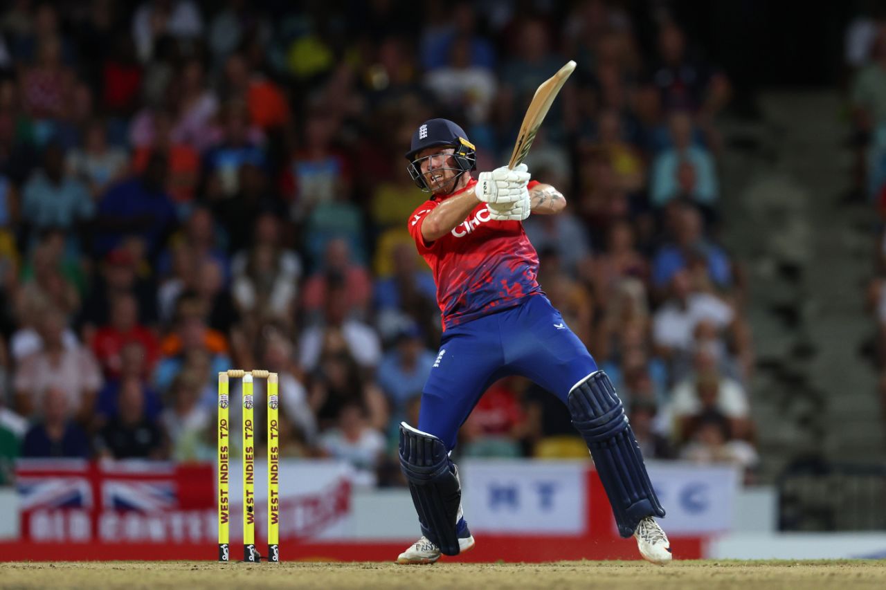 Phil Salt carves another boundary through the covers, West Indies vs England, 1st T20I, Bridgetown, December 12, 2023