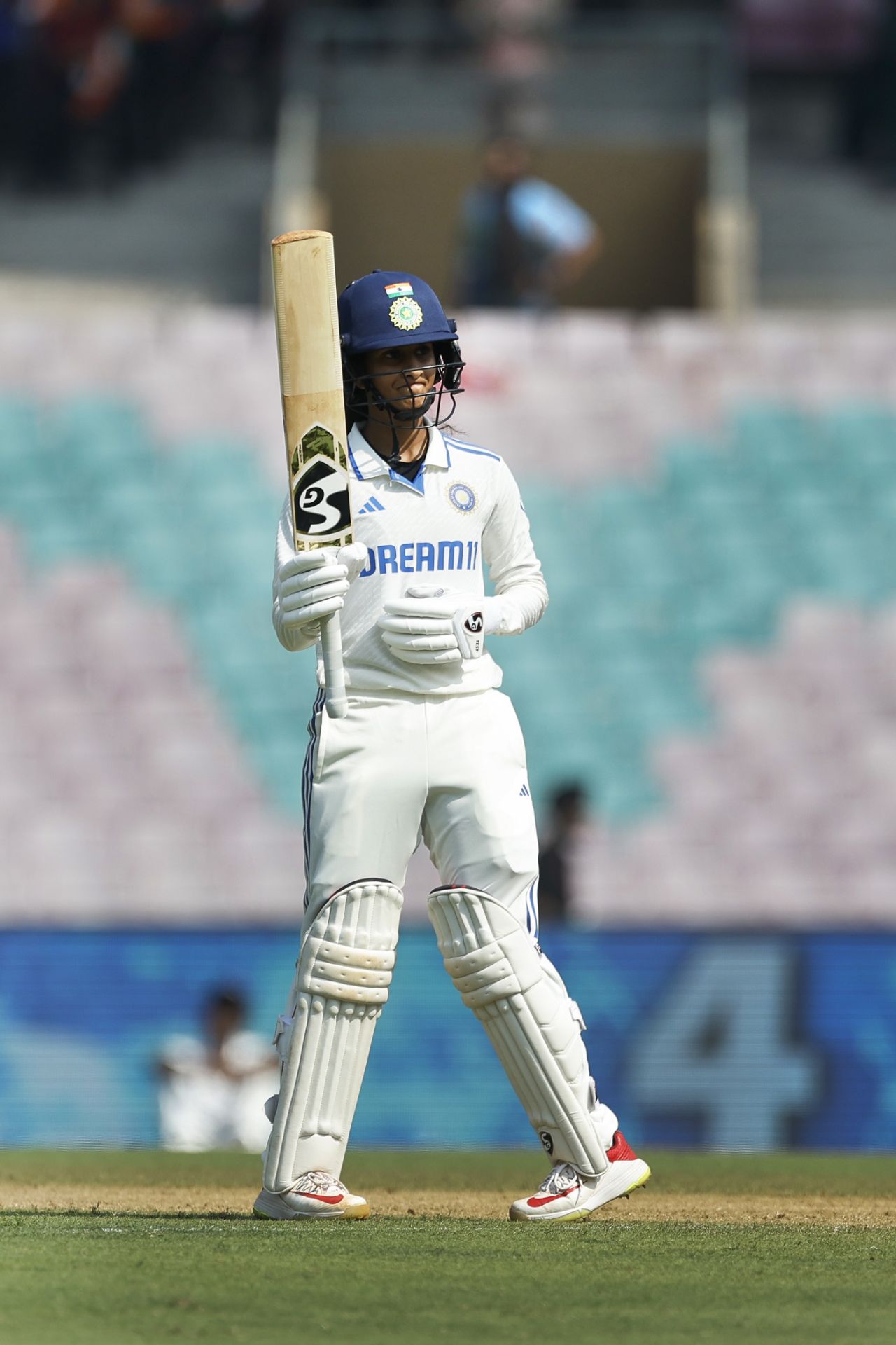 Jemimah Rodrigues brought up fifty on Test debut, India Women vs England Women, Only Test, DY Patil Stadium, Mumbai, 1st day, December 14, 2023