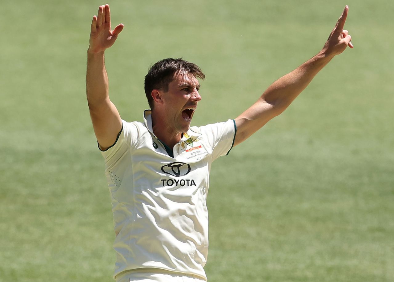 Pat Cummins bowled outstandingly throughout the day, Australia vs Pakistan, 1st Test, Optus Stadium, Perth, 3rd day, December 16, 2023