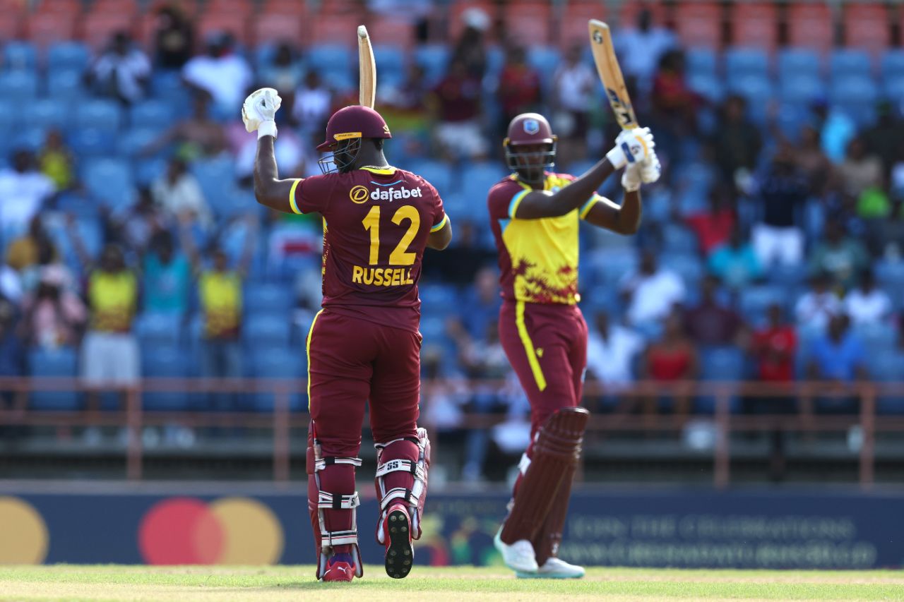 Jason Holder and Andre Russell finished West Indies' innings in style, West Indies vs England, 3rd T20I, Grenada, December 16, 2023