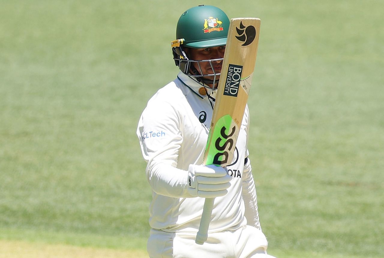 Usman Khawaja fought his way to a tough half-century, Australia vs Pakistan, 1st Test, Optus Stadium, Perth, 4th day, December 17, 2023