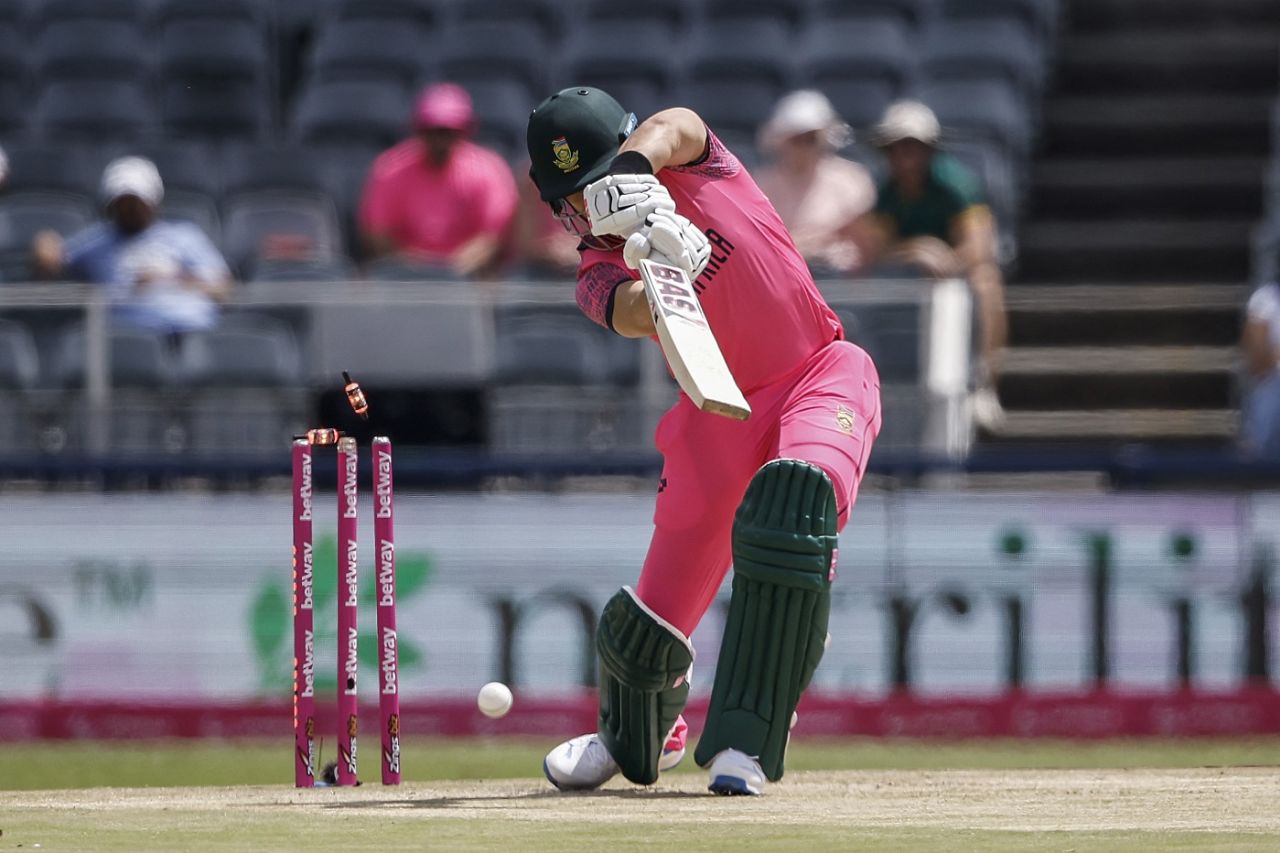 Reeza Hendricks was out for a duck, South Africa vs India, 1st ODI, Johannesburg, December 17, 2023