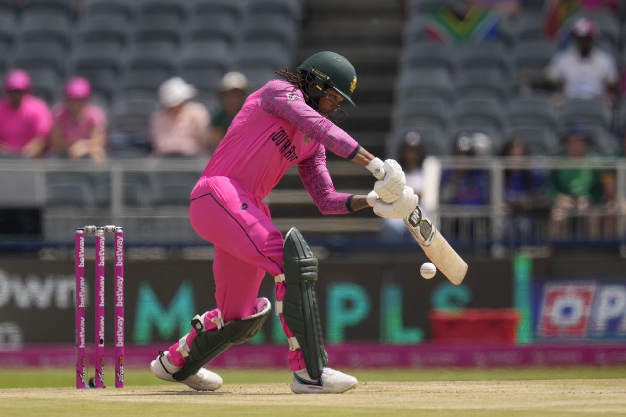 Tony de Zorzi made a spunky 28, South Africa vs India, 1st ODI, Johannesburg, December 17, 2023