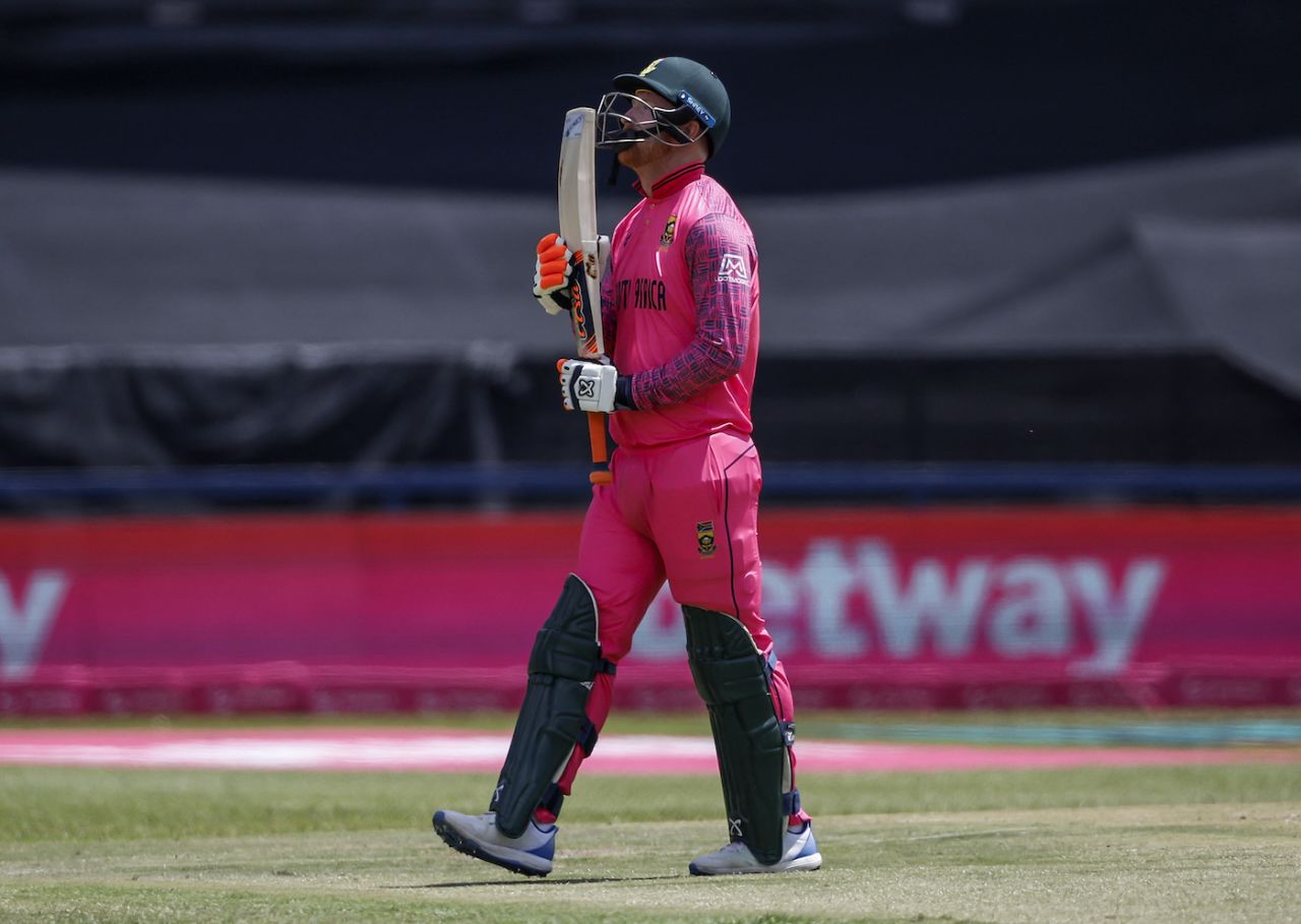 Heinrich Klaasen was dismissed for 6, South Africa vs India, 1st ODI, Johannesburg, December 17, 2023