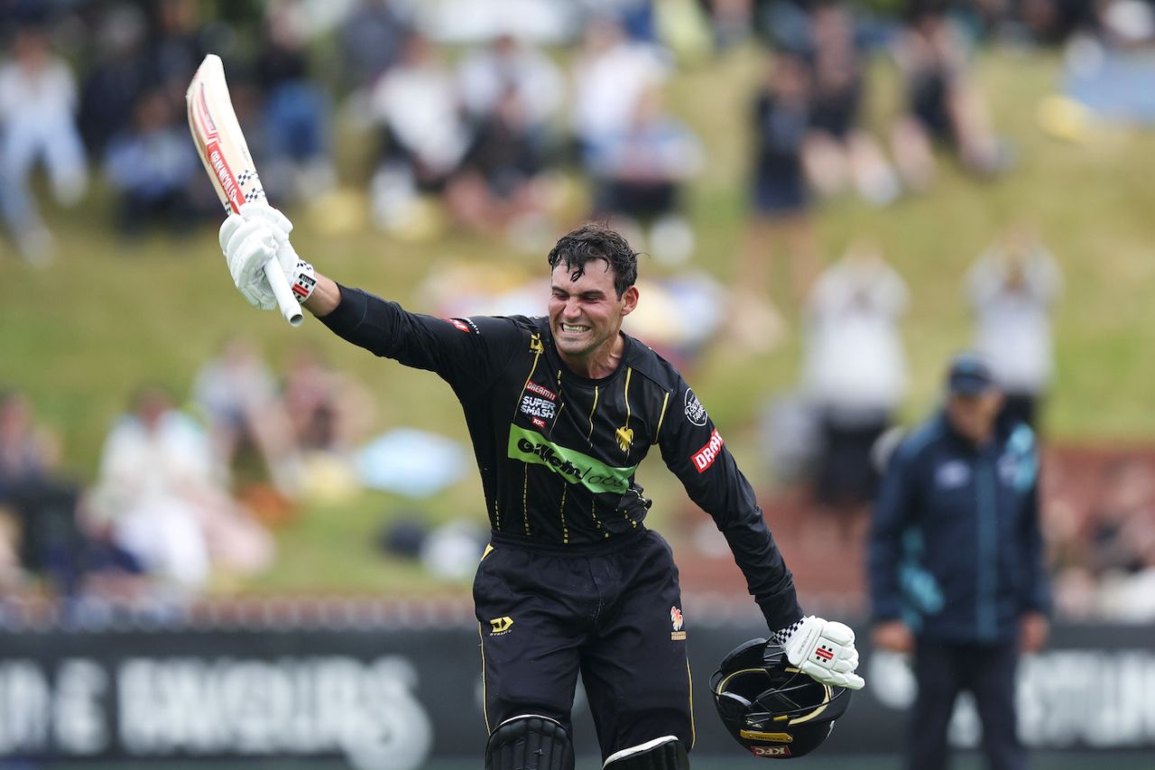 Tim Robinson's 139 was the second-highest individual score in Super Smash, Wellington vs Otago, Super Smash 2023-24, Wellington, December 21, 2023