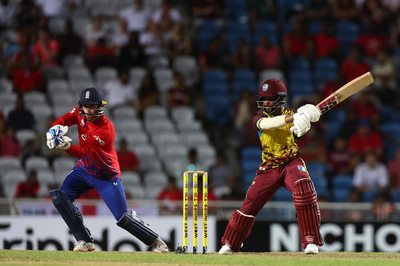Shai Hope played a smart innings, West Indies vs England, 5th men's T20I, Brian Lara Cricket Academy, Tarouba, Trinidad, December 21, 2023