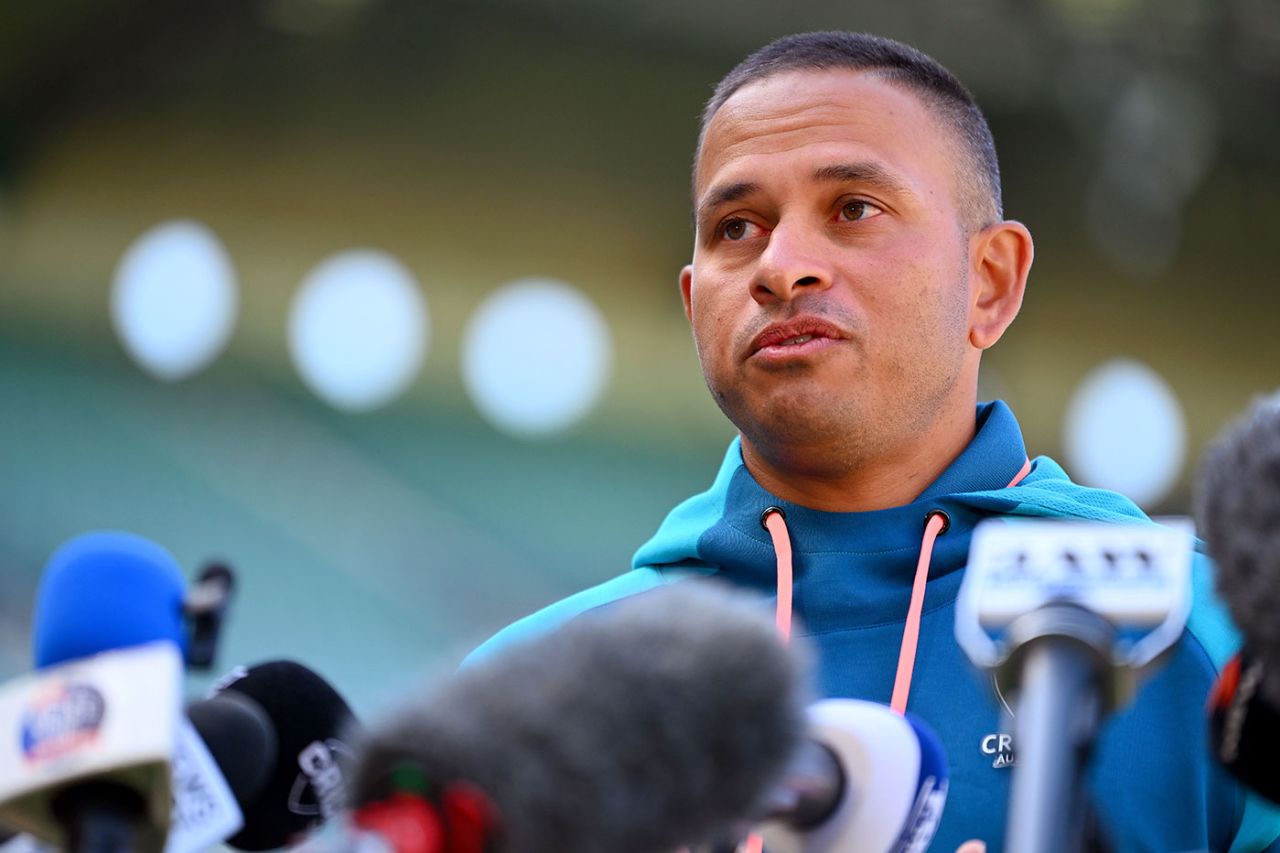 Usman Khawaja speaks to the media, MCG, December 22, 2023