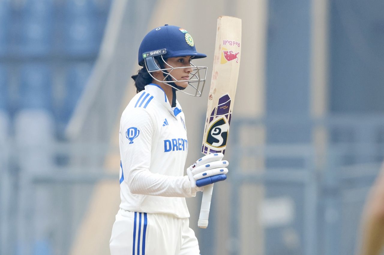 Smriti Mandhana raised her fifty for 68 balls, India vs Australia, only women's Test, 2nd day, Mumbai, December 22, 2023