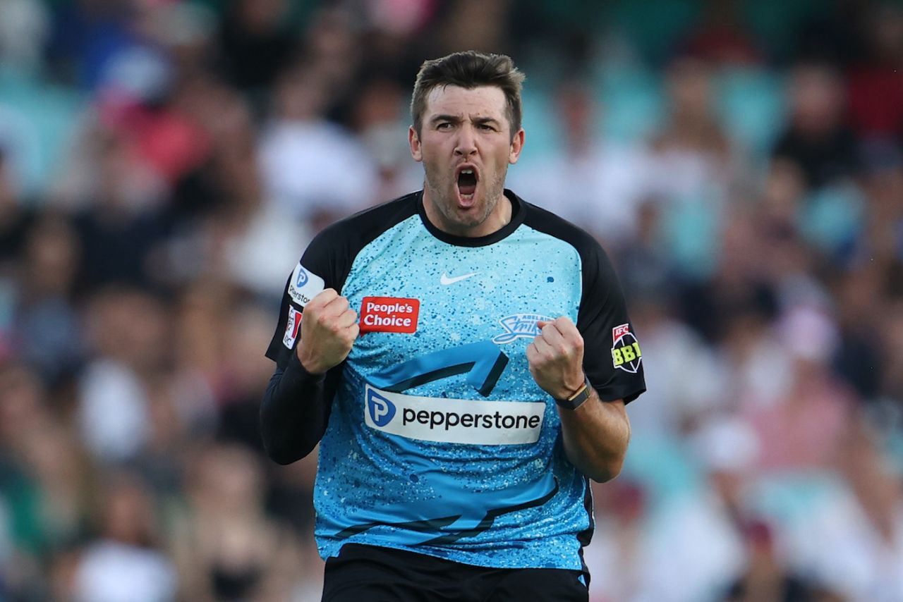 Jame Overton dented Sydney Sixers by taking 3 for 23, Sydney Sixers vs Adelaide Strikers, BBL, Sydney Cricket Ground, December 22, 2023