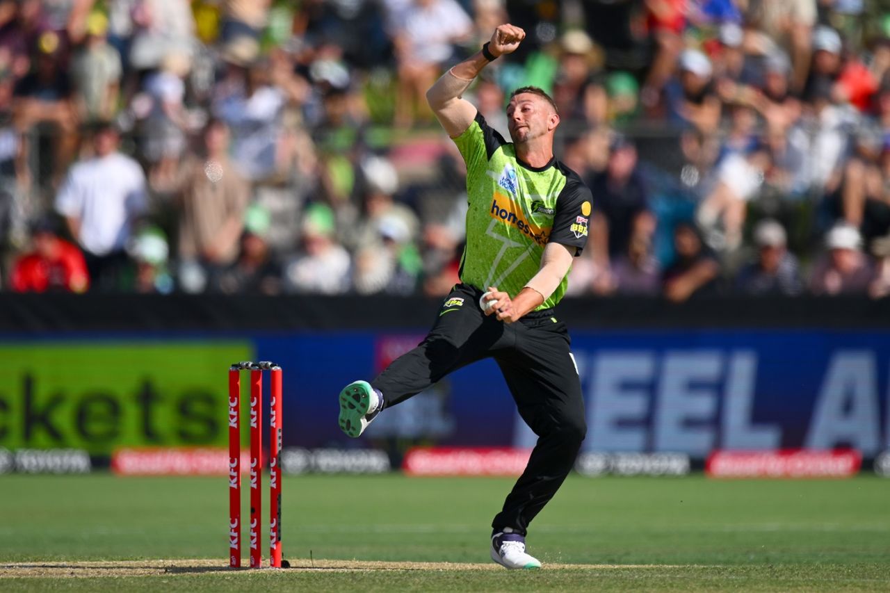 Daniel Sams picked up four wickets, Sydney Thunder vs Melbourne Stars, Big Bash League, Albury, December 23, 2023