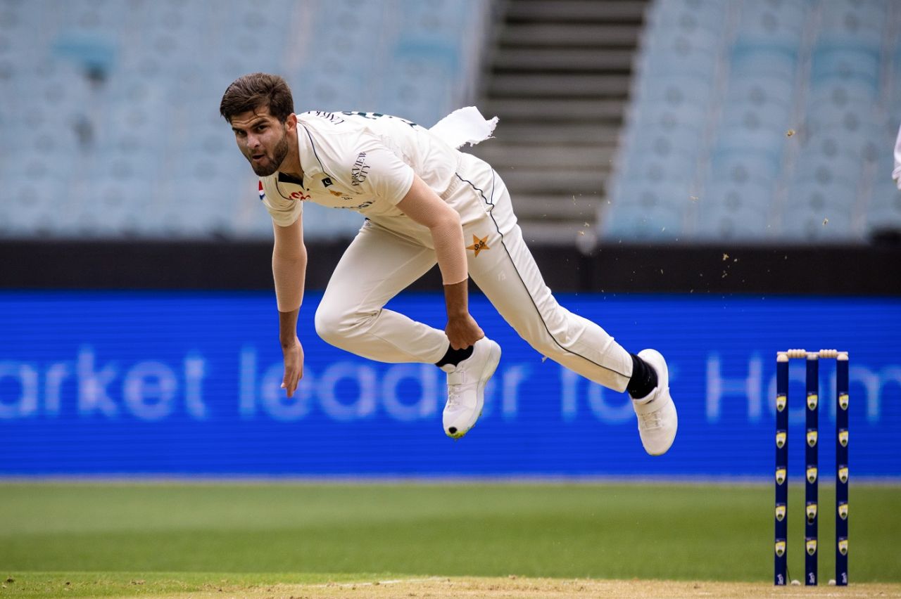 Shaheen Shah Afridi went wicketless in the first two sessions, Australia vs Pakistan, 2nd Test, day one, Melbourne, December 26, 2023