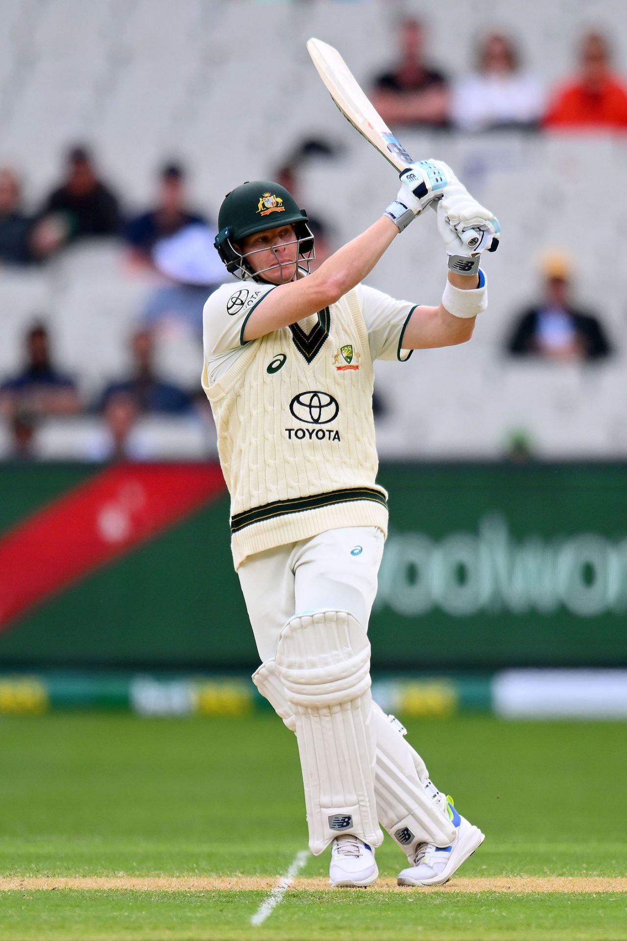 Steven Smith swings it away, Australia vs Pakistan, 2nd Test, day one, Melbourne, December 26, 2023