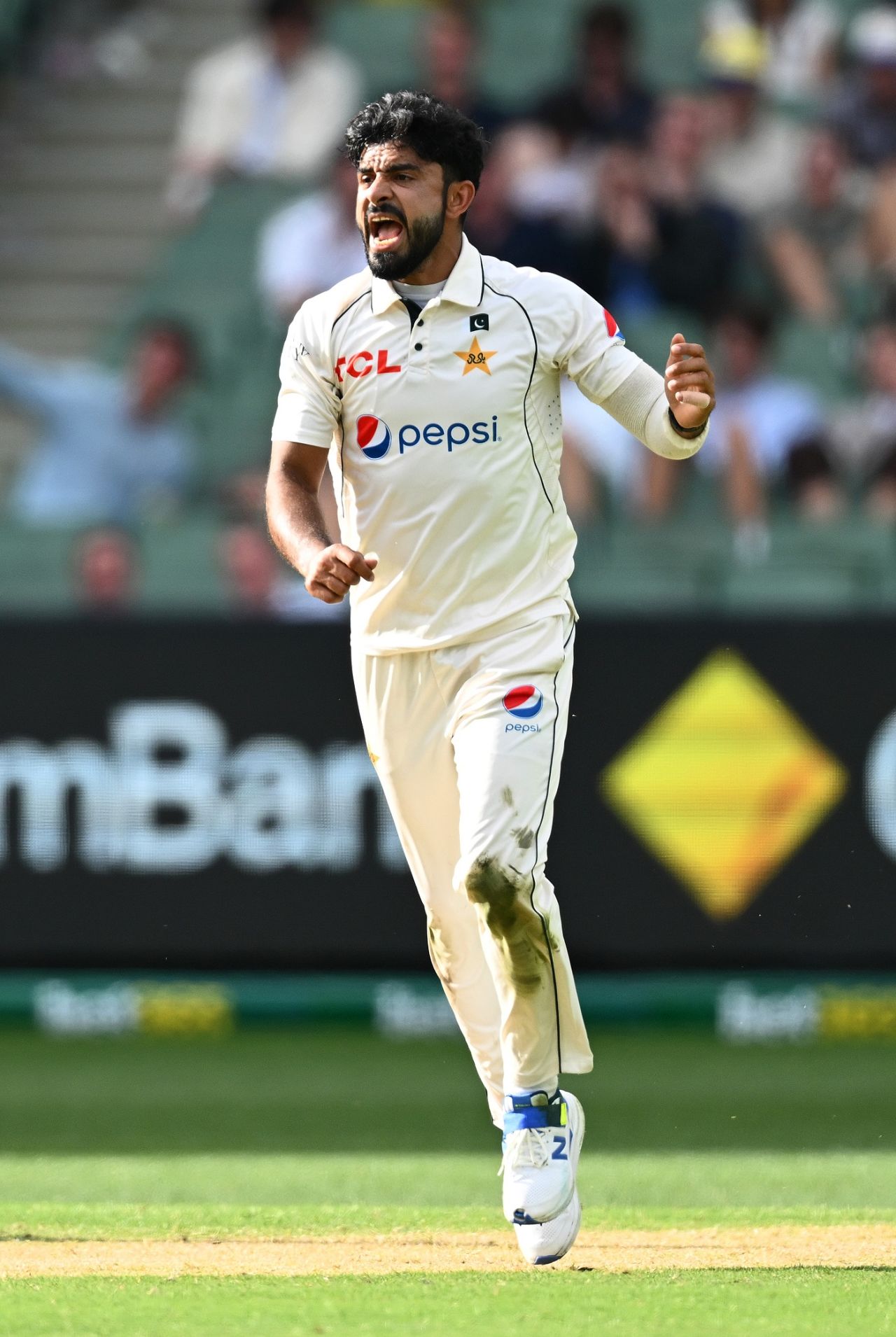 Aamer Jamal got the big wicket of Steven Smith, Australia vs Pakistan, 2nd Test, day one, Melbourne, December 26, 2023