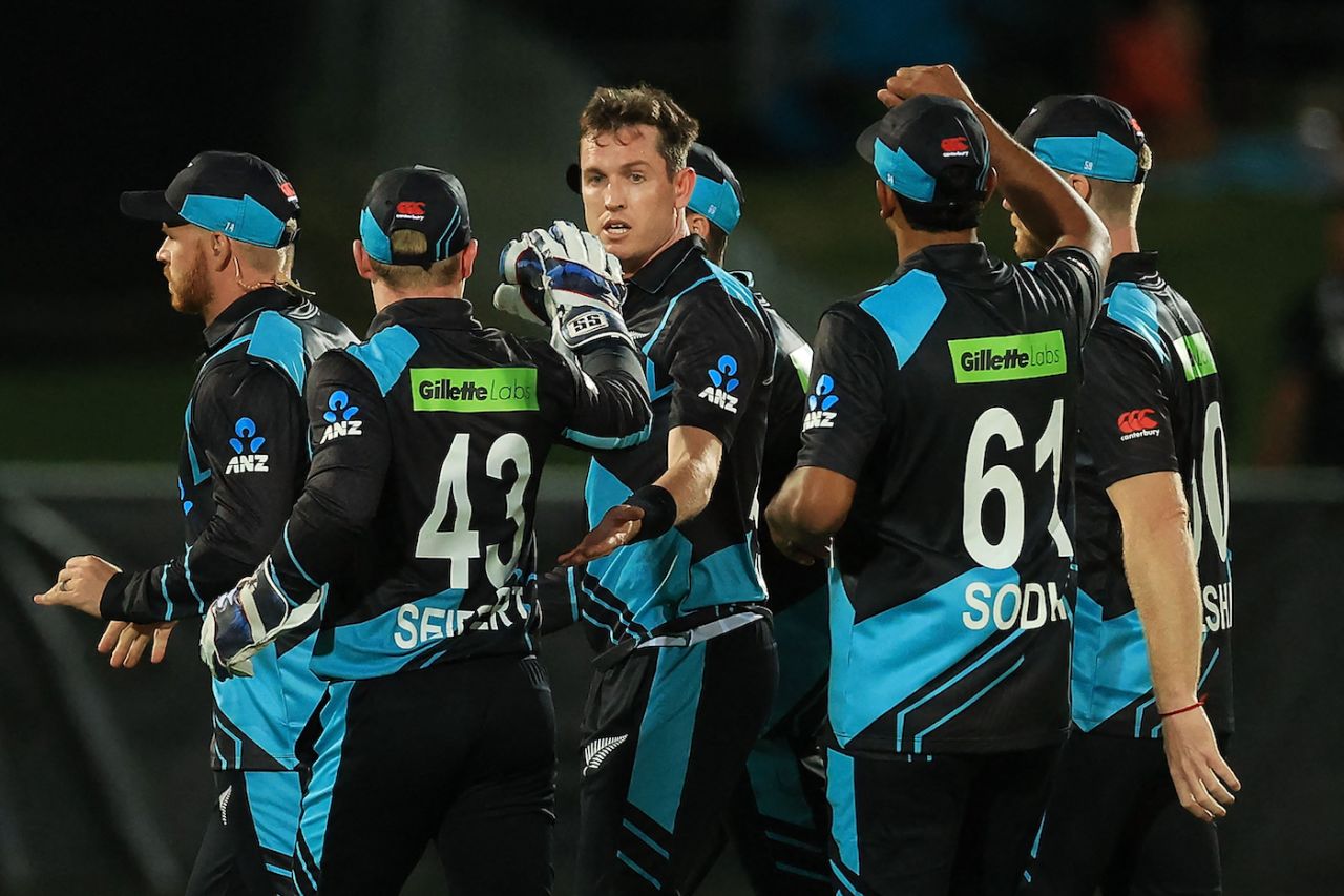 Adam Milne picked up the first wicket for New Zealand, New Zealand vs Bangladesh, 1st T20I, Napier, December 27, 2023