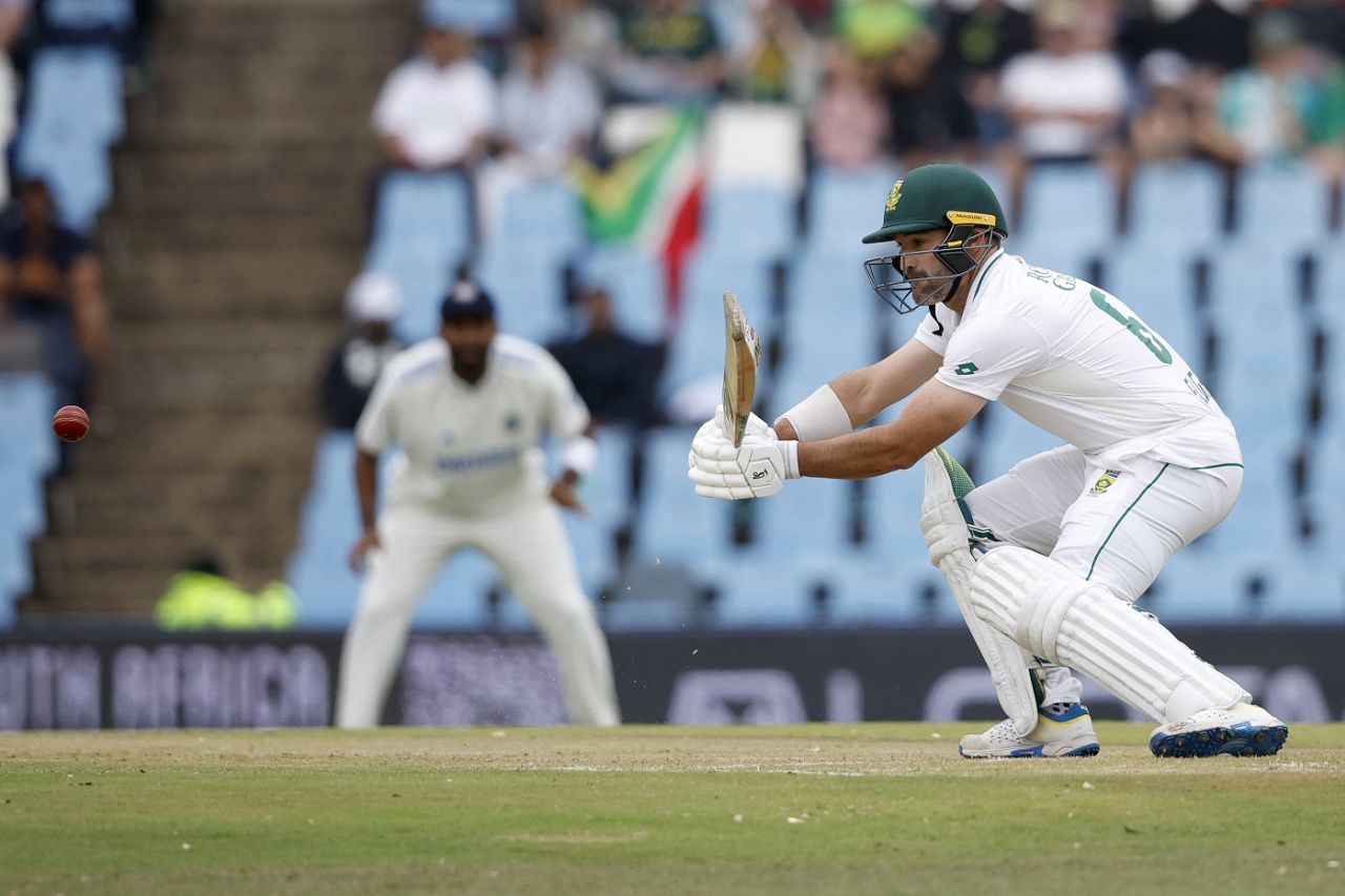 Dean Elgar looked solid, South Africa vs India, 1st Test, Centurion, 2nd day, December 27, 2023