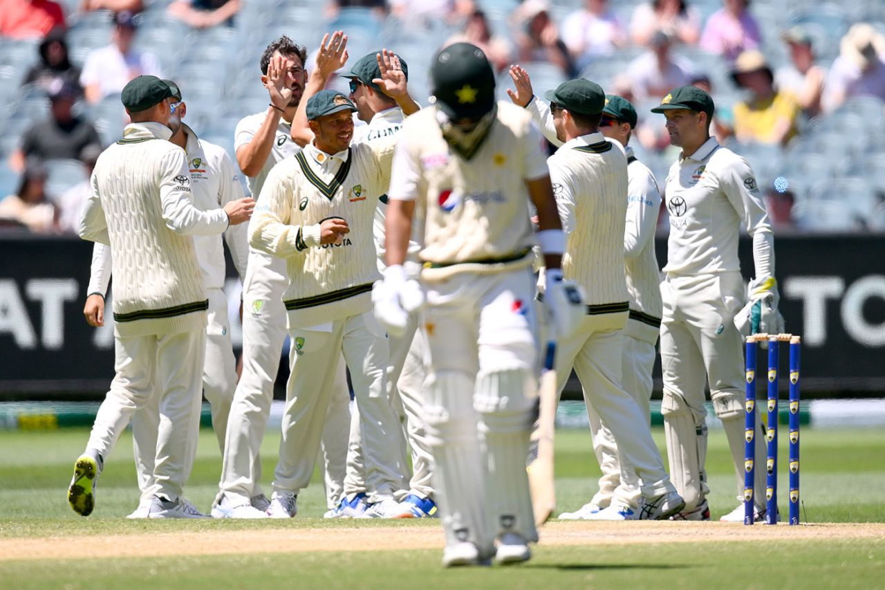 Mitchell Starc continued Abdullah Shafique's difficult couple of days, Australia vs Pakistan, 2nd Test, MCG, December 29, 2023