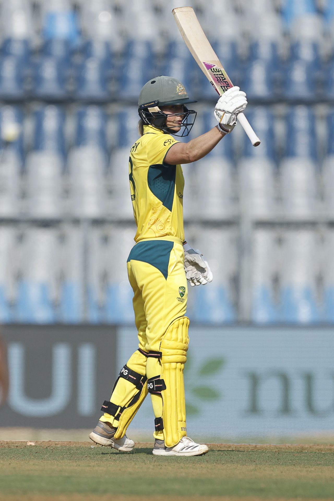 Ellyse Perry celebrates her back-to-back fifty, India vs Australia, 1st Women's ODI, Mumbai, December 30, 2023