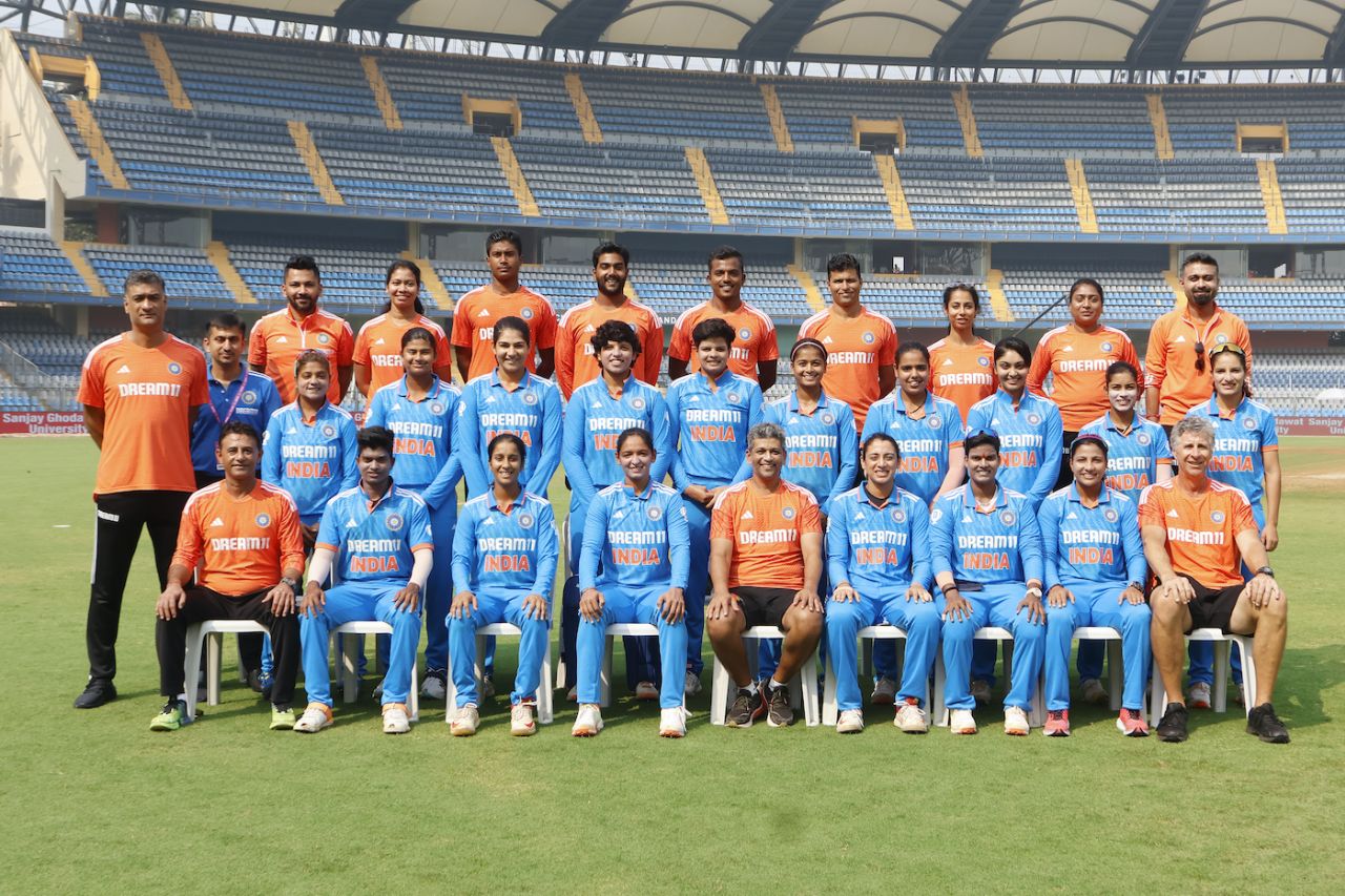 India's squad and support staff kicking off 2024, India vs Australia, 3rd Women's ODI, Mumbai, January 2, 2024