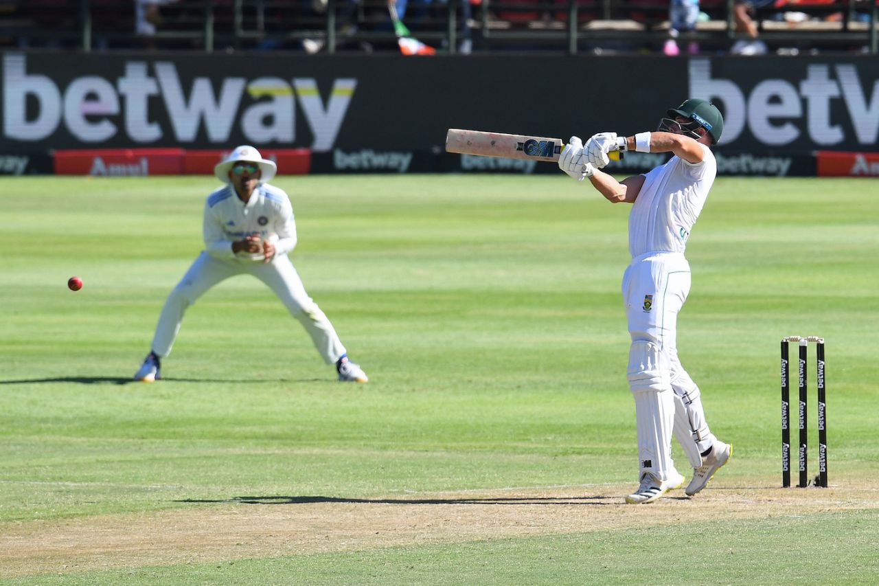 Aiden Markram rides the bounce at Newlands, South Africa vs India, 2nd Test, Cape Town, 1st day, January 3, 2024