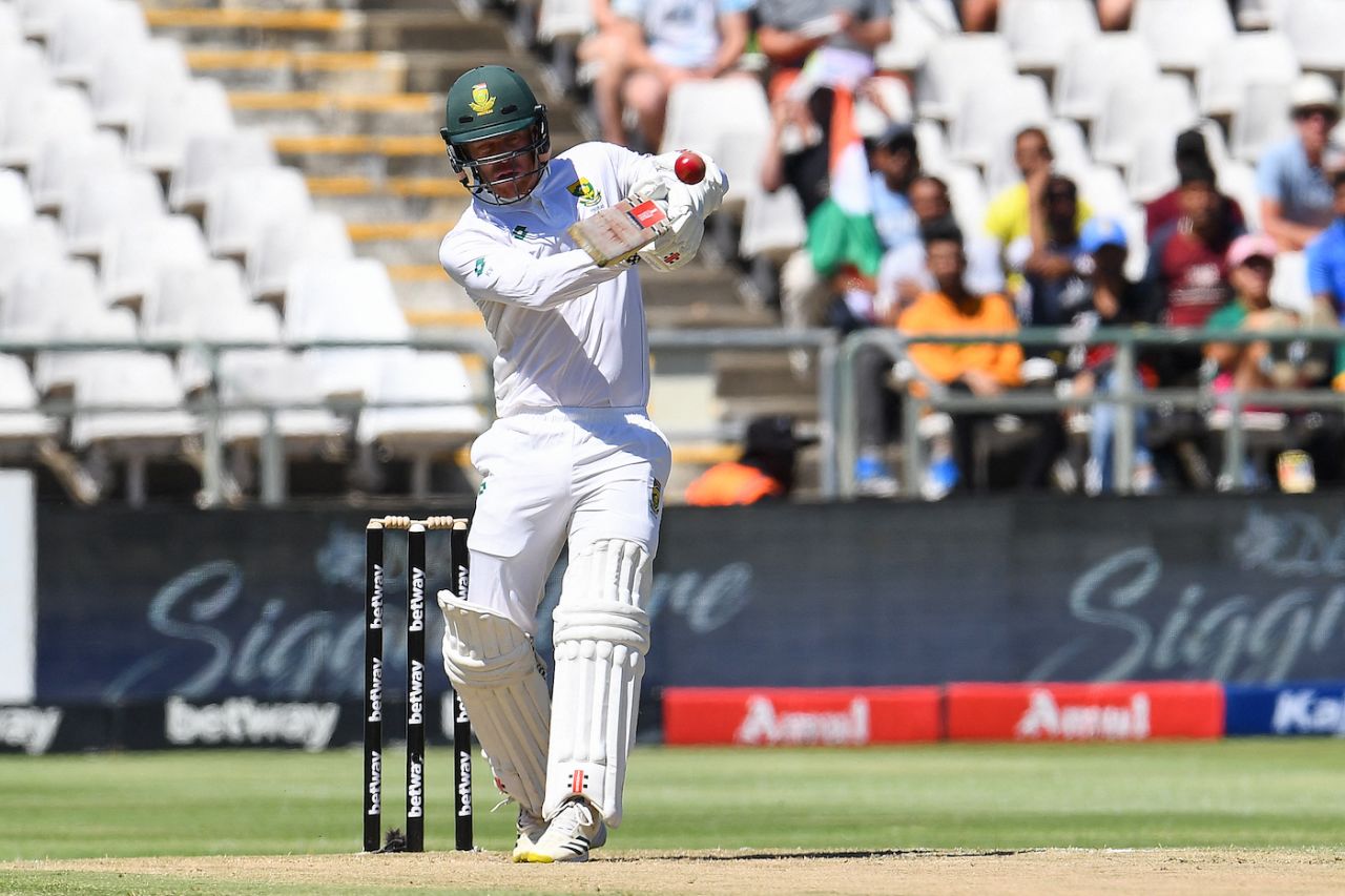 Kyle Verreynne tries to pull a short ball, South Africa vs India, 2nd Test, Cape Town, 2nd day, January 4, 2024