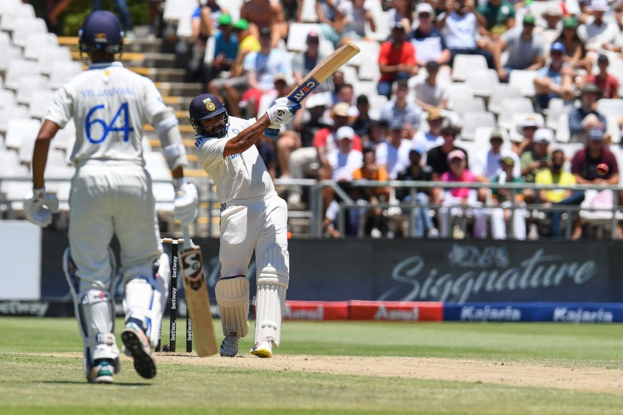 Rohit Sharma wasn't hanging around, South Africa vs India, 2nd Test, Cape Town, 2nd day, January 4, 2024