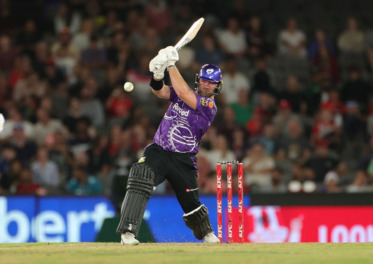Corey Anderson hit some enormous sixes, Melbourne Renegades vs Hobart Hurricanes, BBL 13, Melbourne, January 4, 2024