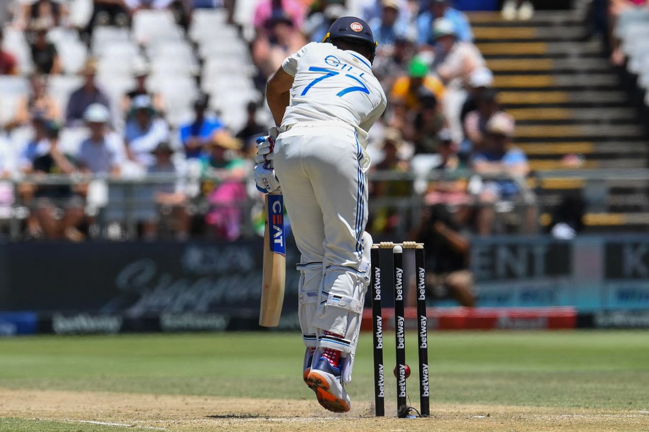 Shubman Gill was bowled by low bounce, South Africa vs India, 2nd Test, Cape Town, 2nd day, January 4, 2024
