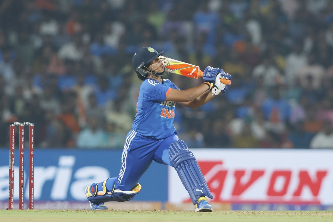 Richa Ghosh picked up pace after two quick wickets for India, India vs Australia, 2nd T20I, Mumbai, January 7, 2024