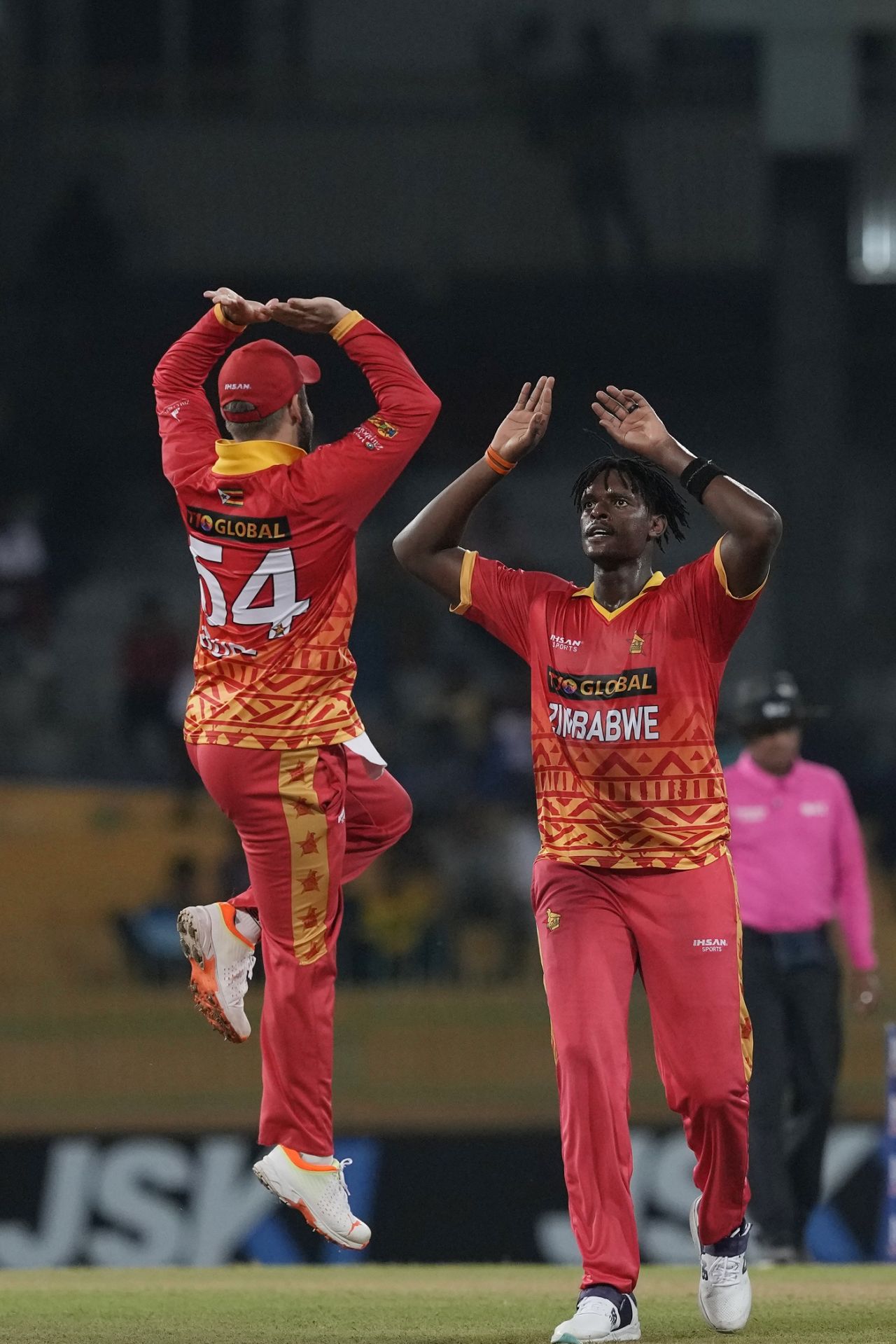 Richard Ngarava got four early wickets for Zimbabwe, Sri Lanka vs Zimbabwe, 2nd ODI, Colombo, January 8, 2024
