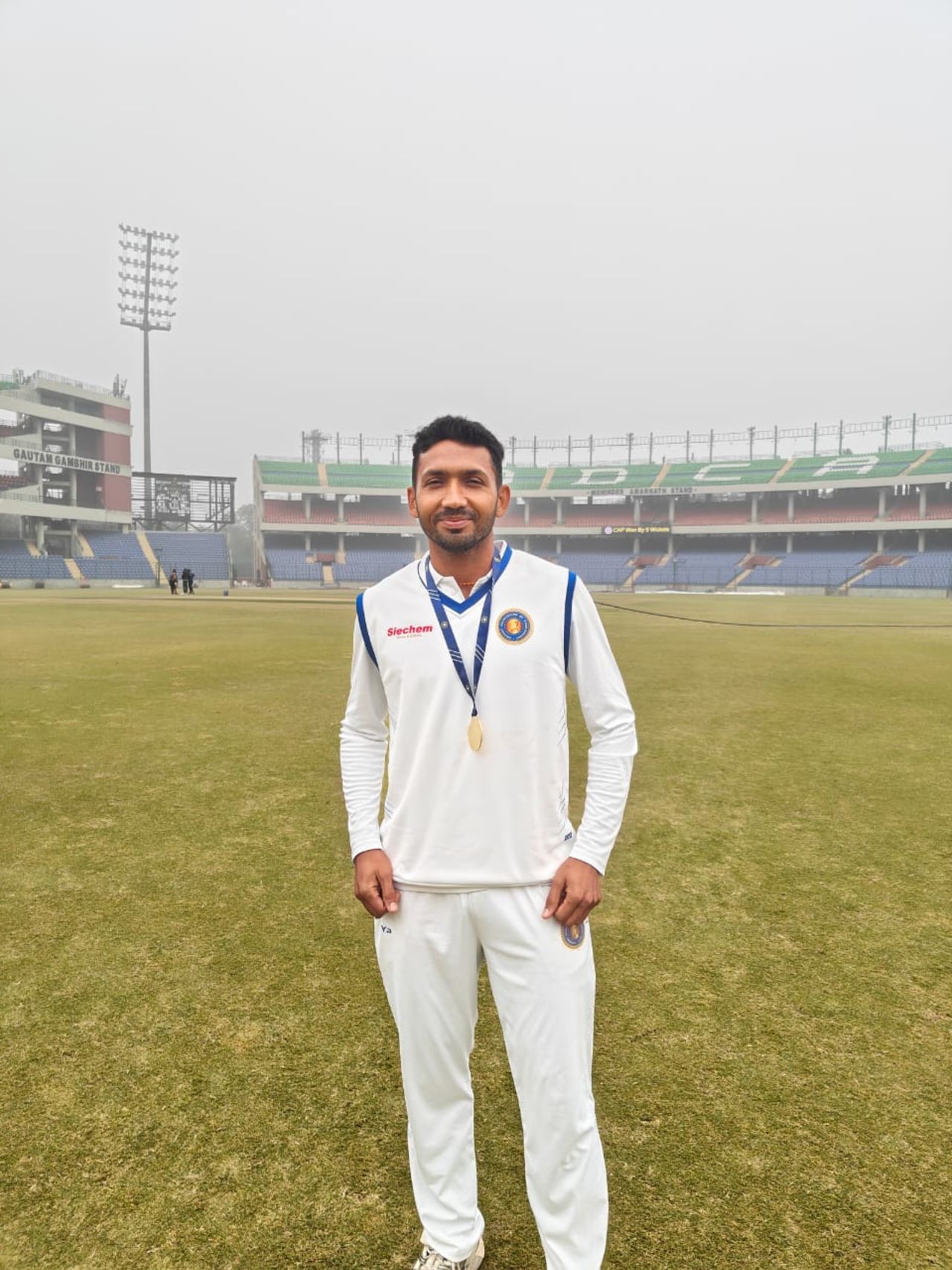Gaurav Yadav picked a ten-wicket haul as Puducherry stunned Delhi in the first round of the Ranji Trophy 2023-24, Delhi vs Puducherry, 4th day, Ranji Trophy, January 8, 2024