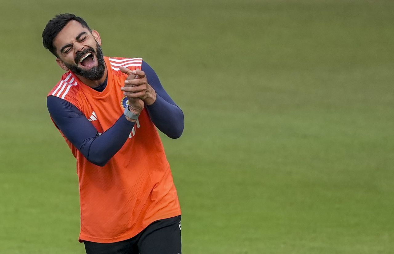 Virat Kohli is all smiles ahead of his T20I return, Indore, January 13, 2024
