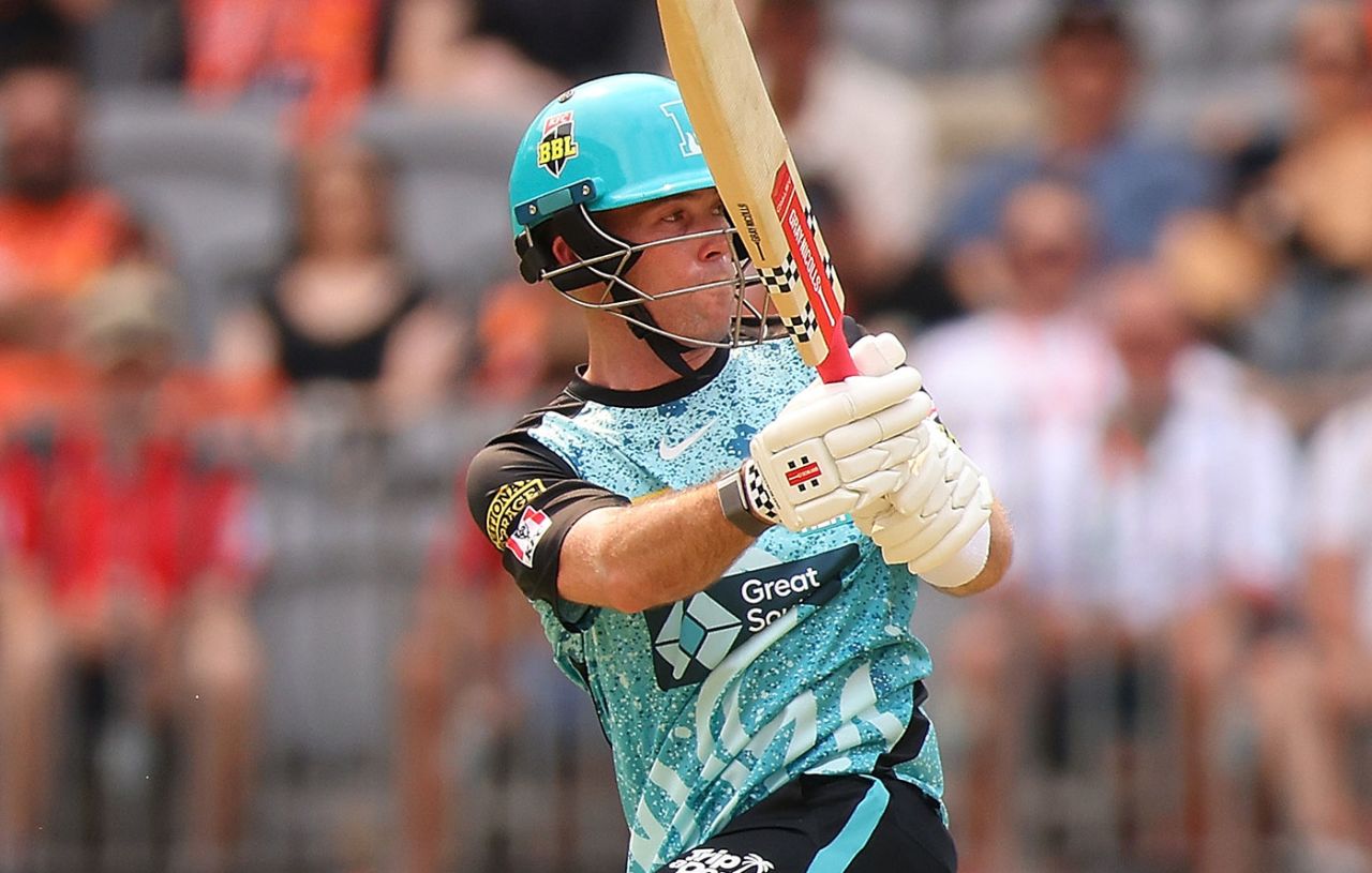 Jimmy Peirson made his first appearance of the season, Perth Scorchers vs Brisbane Heat, BBL, Optus Stadium, January 13, 2024