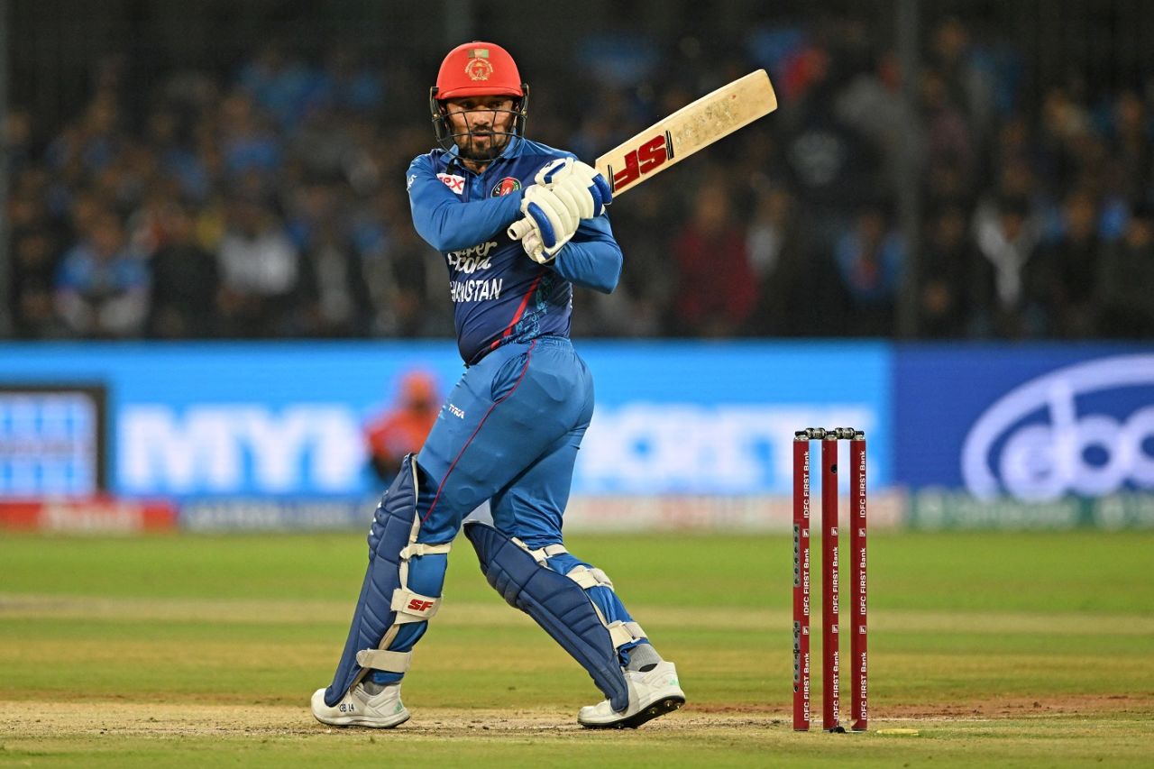 Gulbadin Naib played plenty of shots to keep India in check, India vs Afghanistan, 2nd T20I, Indore, January 14, 2024
