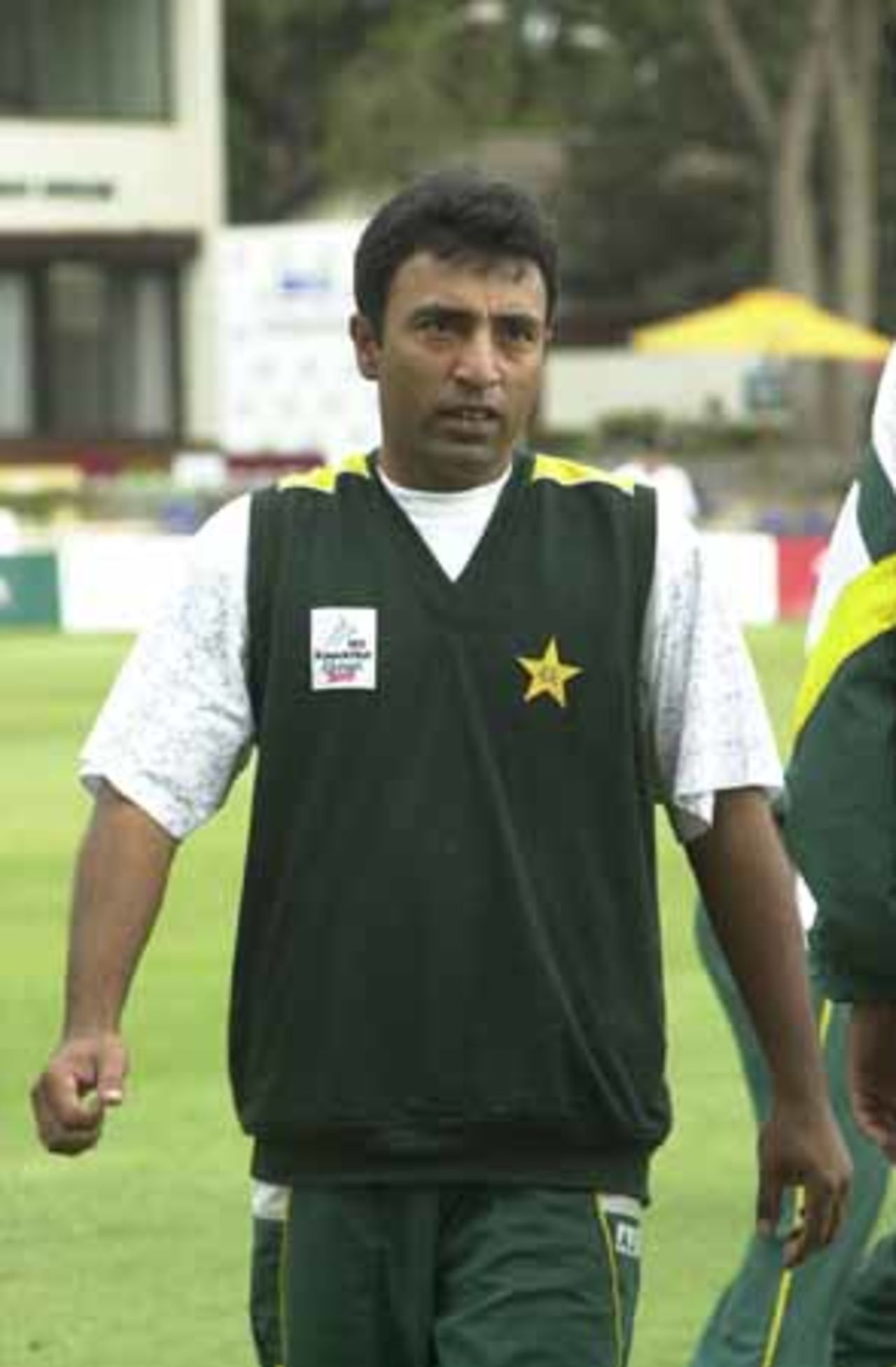 In the Pakistan v New Zealand ICCKO semi final, Nairobi Gymkhana ground, October 2000
