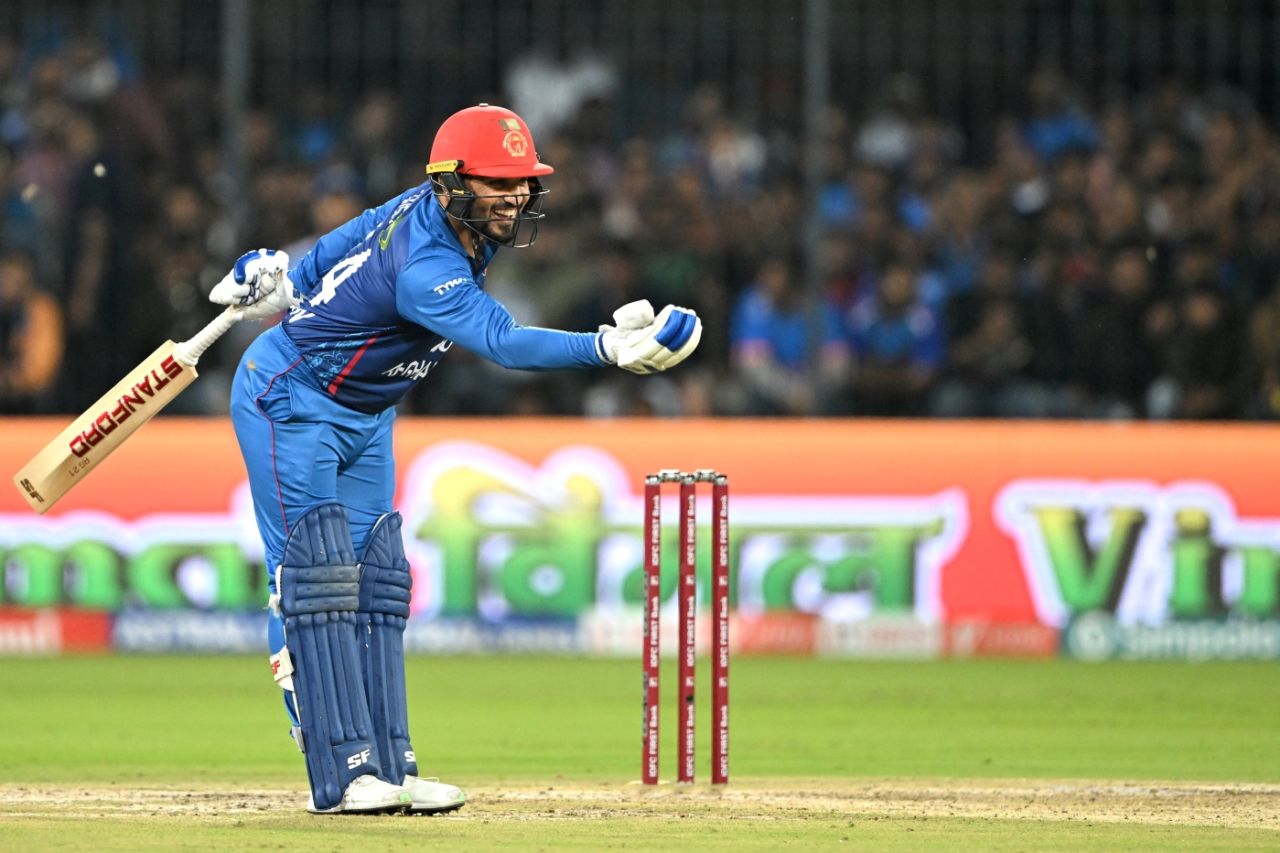 Gulbadin Naib scored his second T20I fifty, India vs Afghanistan, 2nd T20I, Indore, January 14, 2024