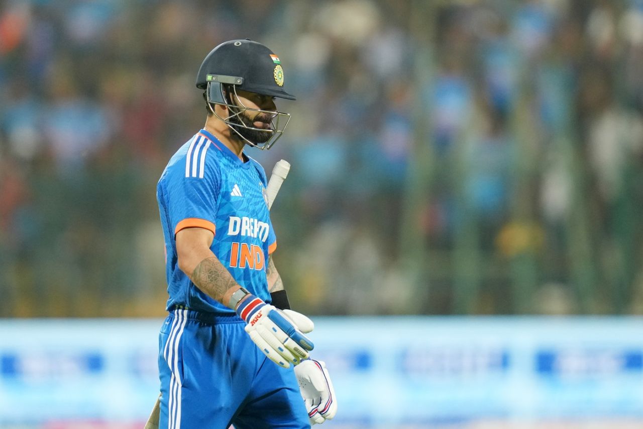 Virat Kohli was dismissed for duck for the first time in T20Is, India vs Afghanistan, 3rd T20I, Bengaluru, January 17, 2024