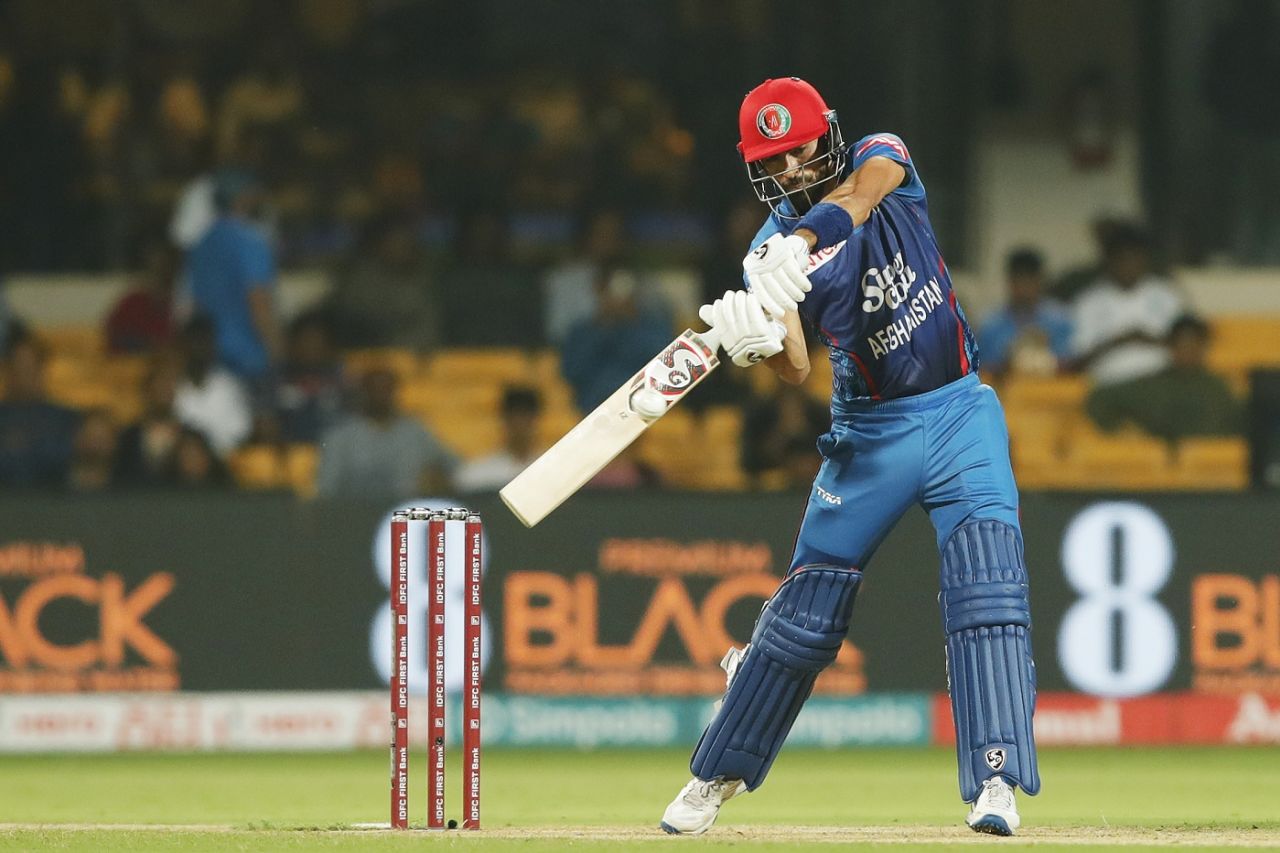 Ibrahim Zadran gave Afghanistan early impetus in their chase, India vs Afghanistan, 3rd T20I, Bengaluru, January 17, 2024