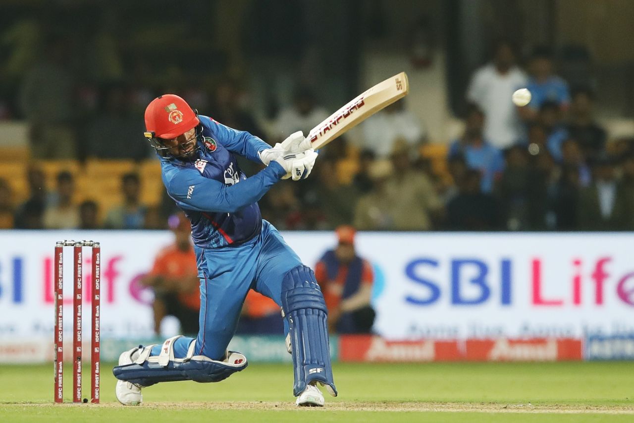 Gulbadin Naib's unbeaten 55 took the contest to Super Over, India vs Afghanistan, 3rd T20I, Bengaluru, January 17, 2024