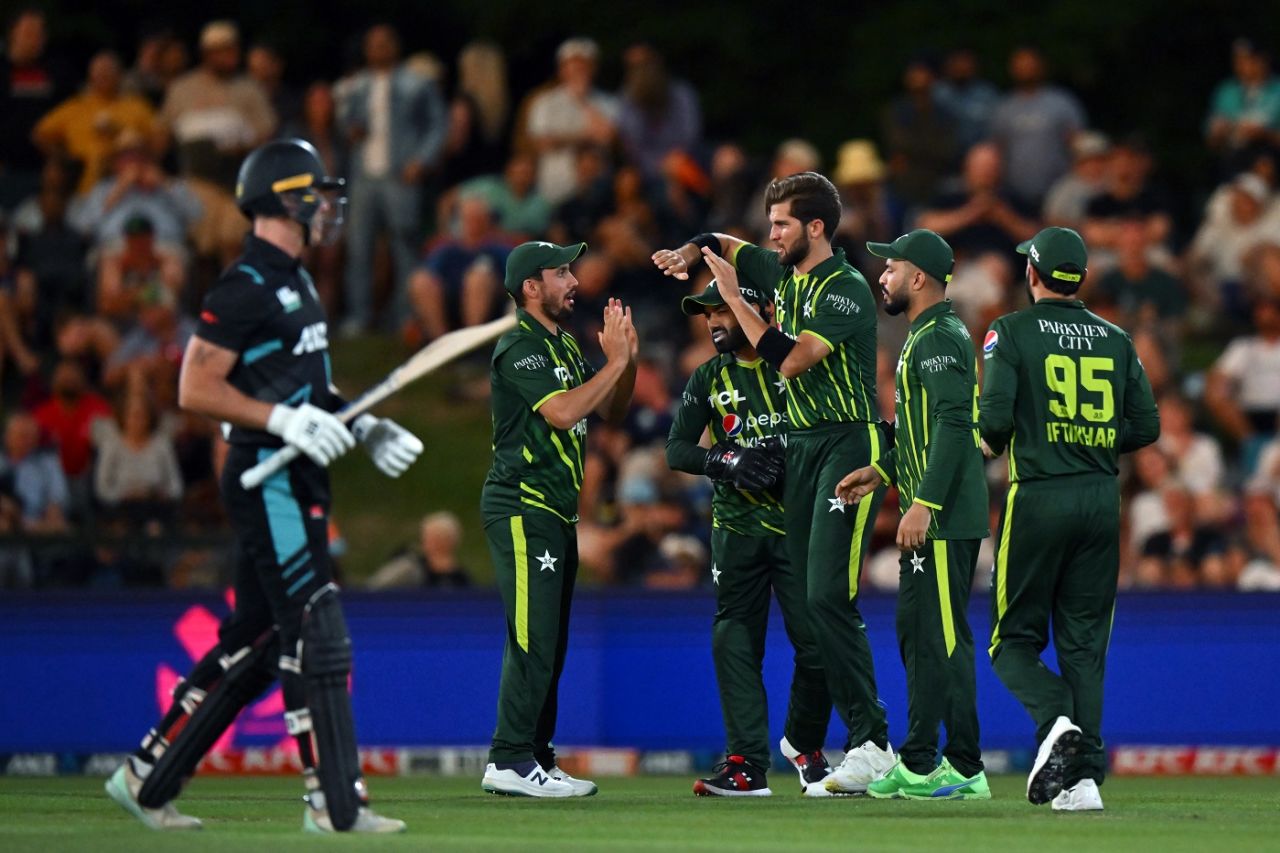 Shaheen Shah Afridi took three wickets in his first two overs, New Zealand vs Pakistan, 4th T20I, Christchurch, January 19, 2024