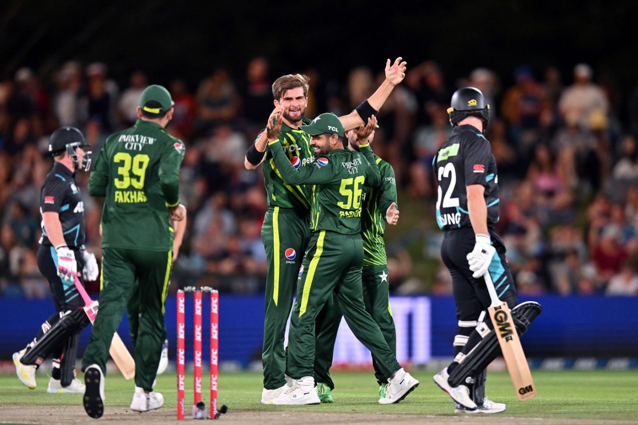 Shaheen Shah Afridi was unstoppable with the new ball, New Zealand vs Pakistan, 4th T20I, Christchurch, January 19, 2024