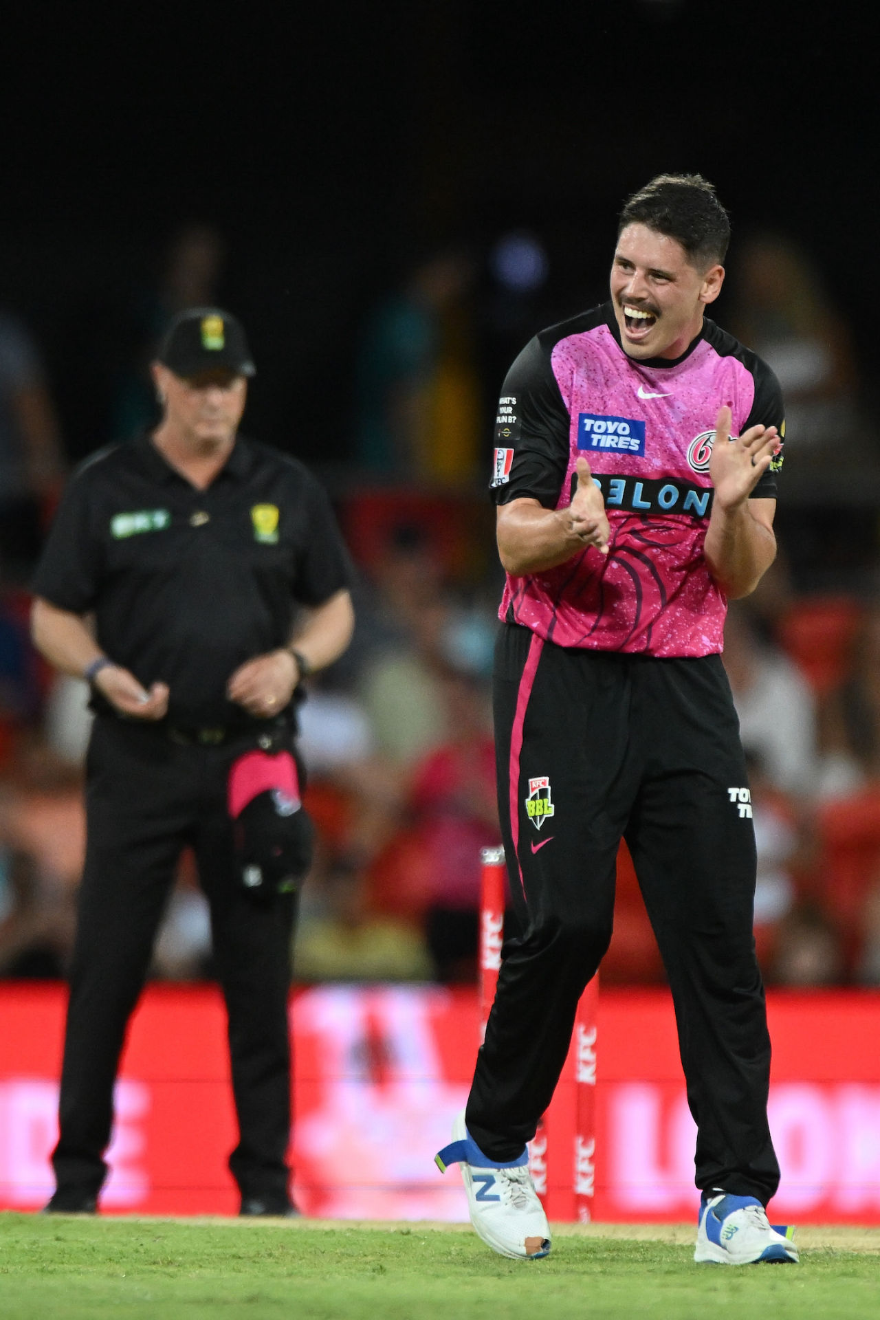 Ben Dwarshuis finished off the match with his career-best T20 returns, Sydney Sixers vs Brisbane Heat, BBL Qualifier, Carrara, January 19, 2024