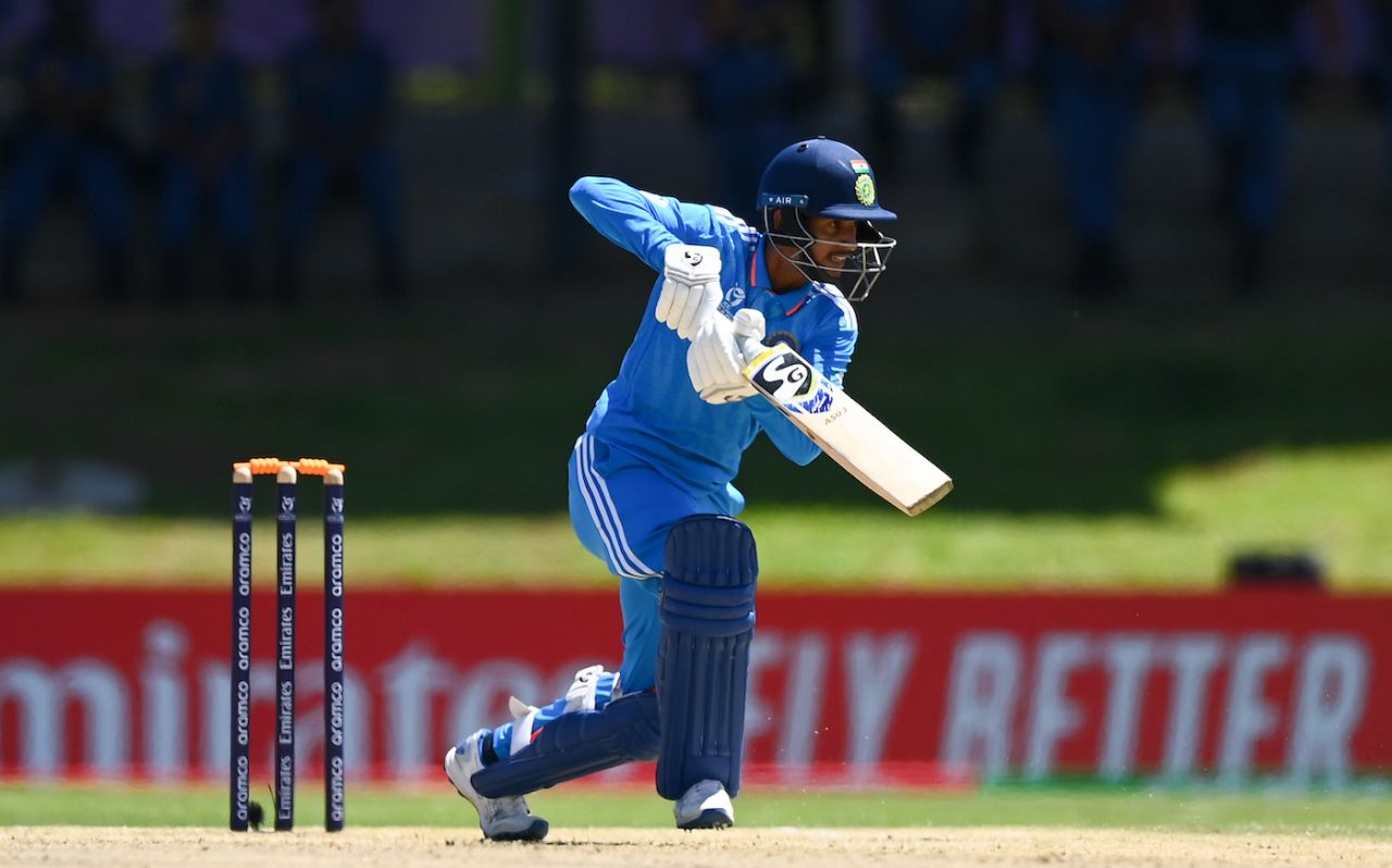 Adarsh Singh was impressive at the top of the order, Bangladesh vs India, Under-19 World Cup, Bloemfontein, January 20, 2024