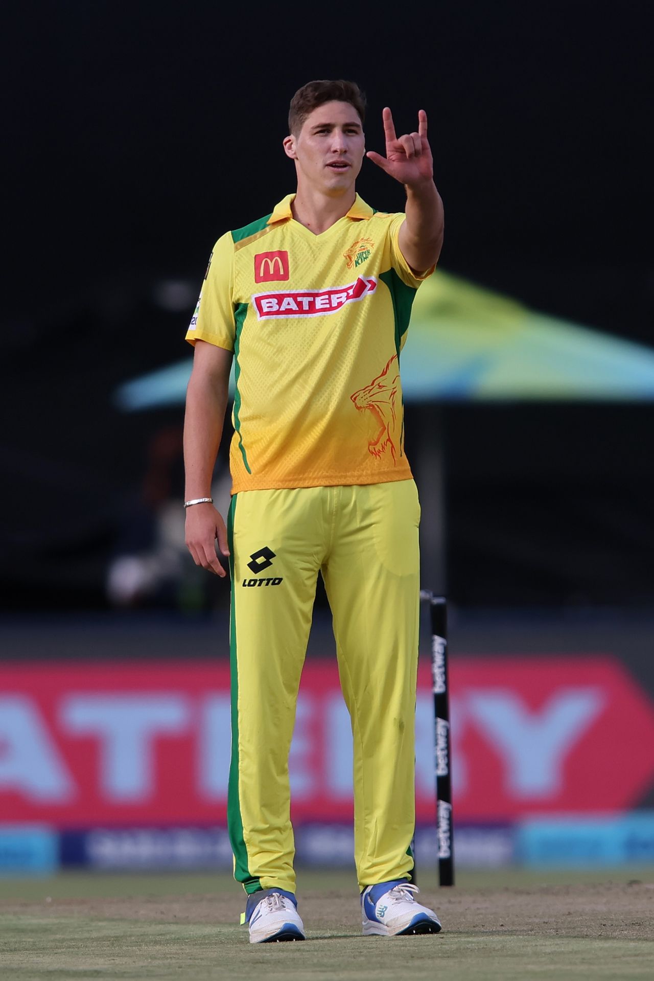 Nandre Burger celebrates dismissing Will Jacks, Joburg Super Kings vs Pretoria Capitals, Johannesburg, SA20, January 20, 2024