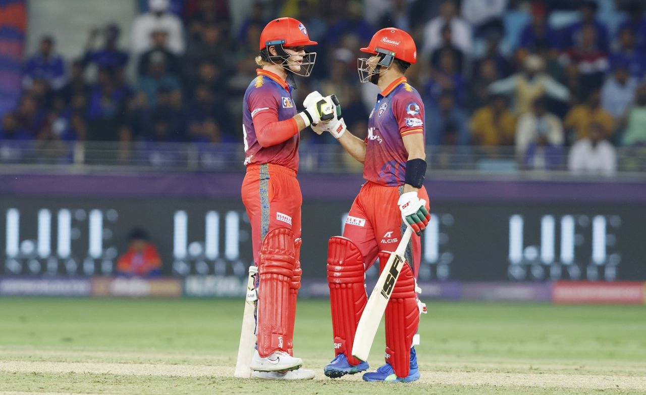 Jake Fraser-McGurk and Rahmanullah Gurbaz teed off for Dubai Capitals, MI Emirates vs Dubai Capitals, ILT20, Dubai, January 20, 2024