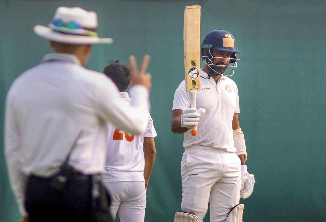 Cheteshwar Pujara passed 20,000 first-class runs, Vidarbha vs Saurashtra, Ranji Trophy, Elite Group A, Nagpur, January 21, 2024