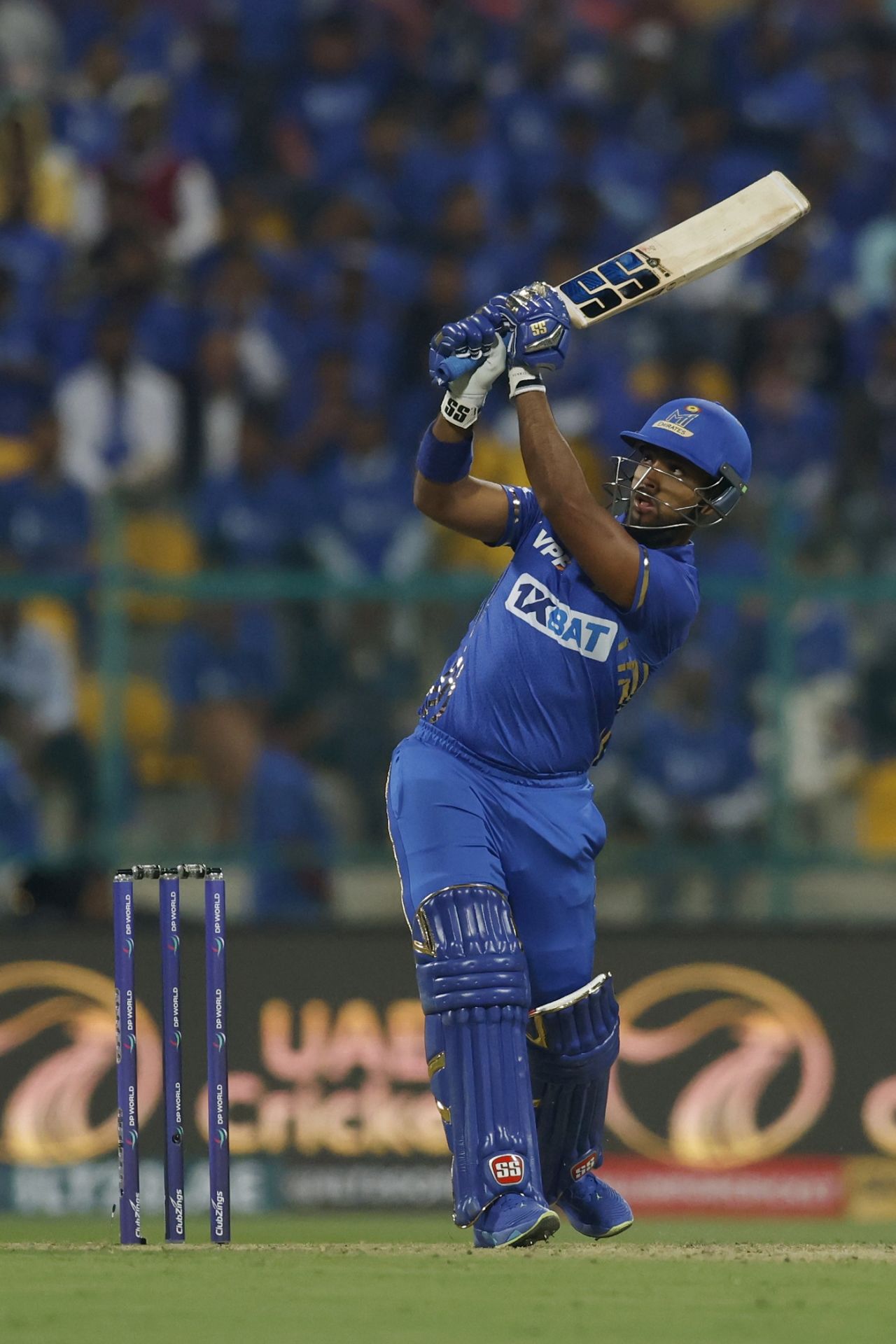 Nicholas Pooran goes on the attack, MI Emirates vs Gulf Giants, ILT20, Abu Dhabi, January 21, 2024