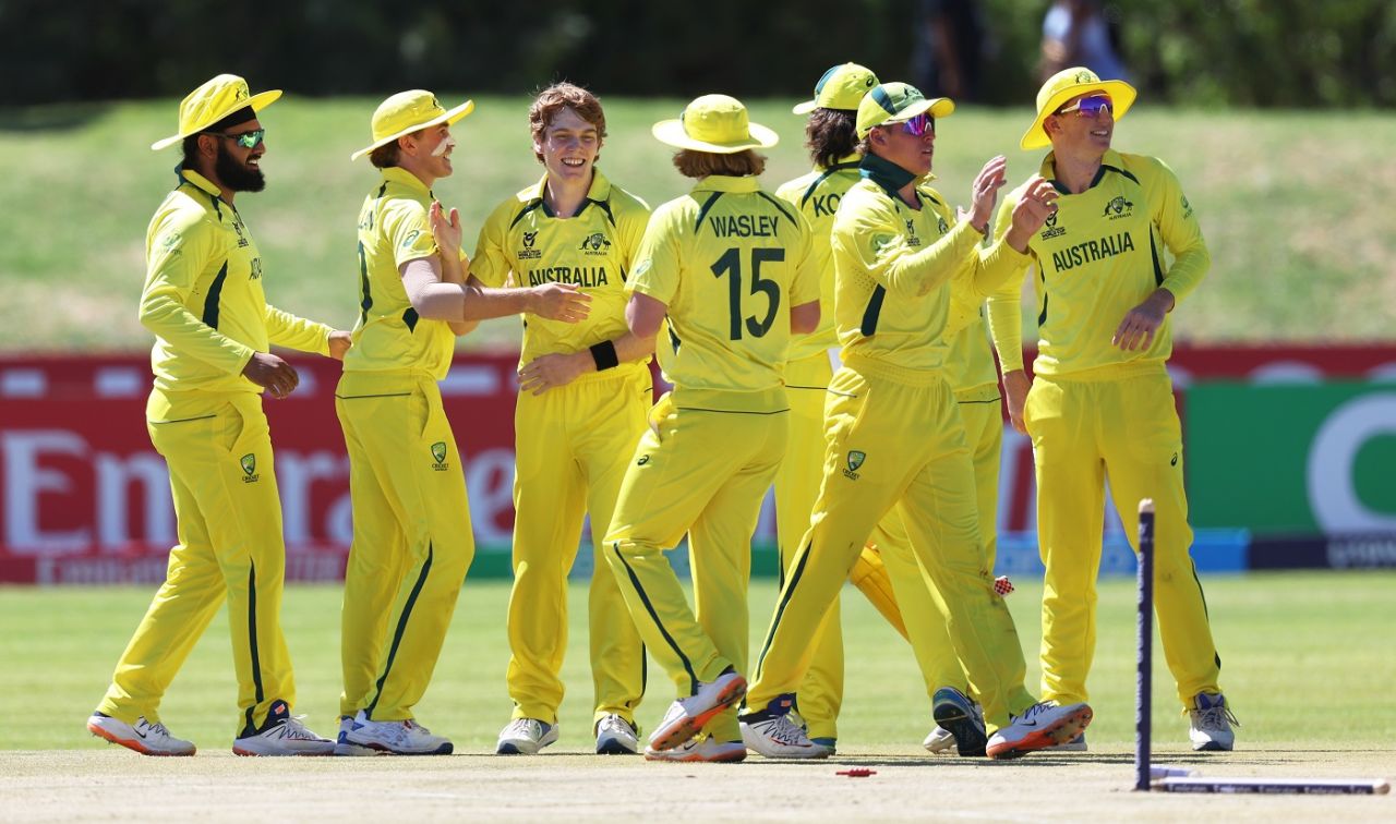 Callum Vidler struck twice early on, Australia vs Namibia, Under-19 World Cup, Kimberley, January 22, 2024