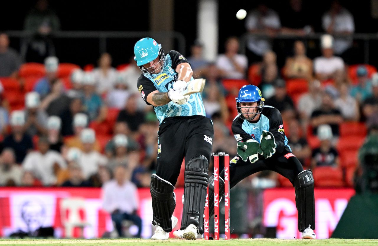Josh Brown found the boundary with ease, Adelaide Strikers vs Brisbane Heat, BBL Challenger, Carrara, January 22, 2024
